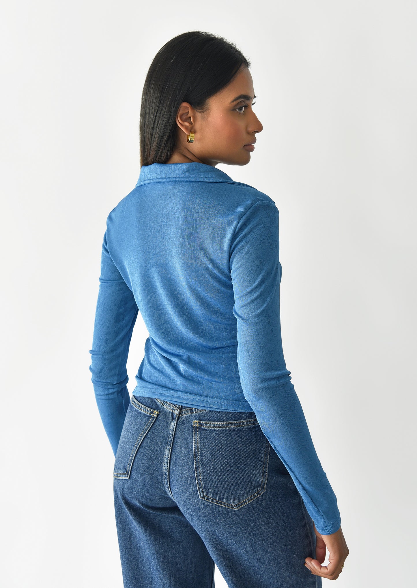 Camisa fluida frunce