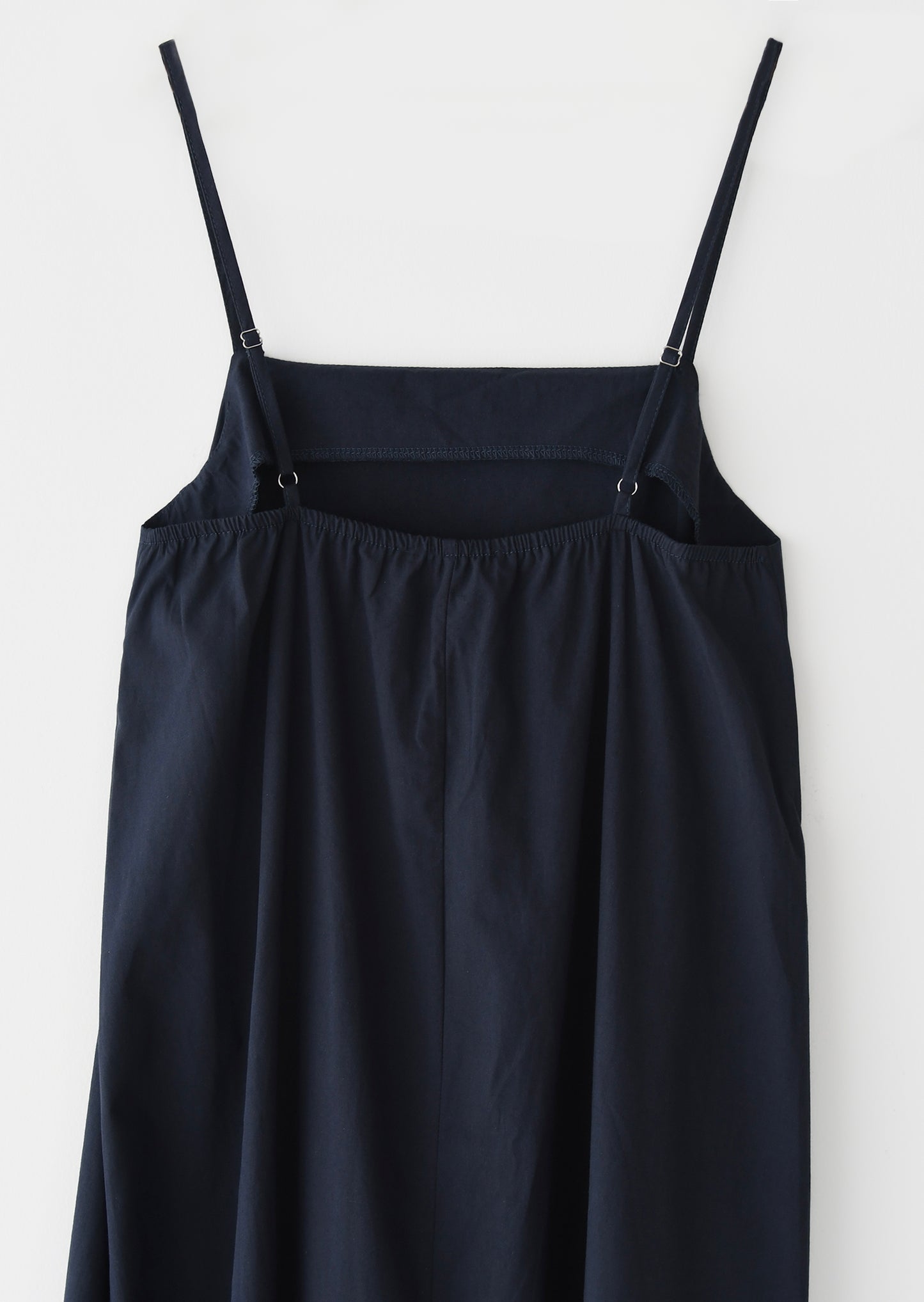 Vestido maxi algodón volante