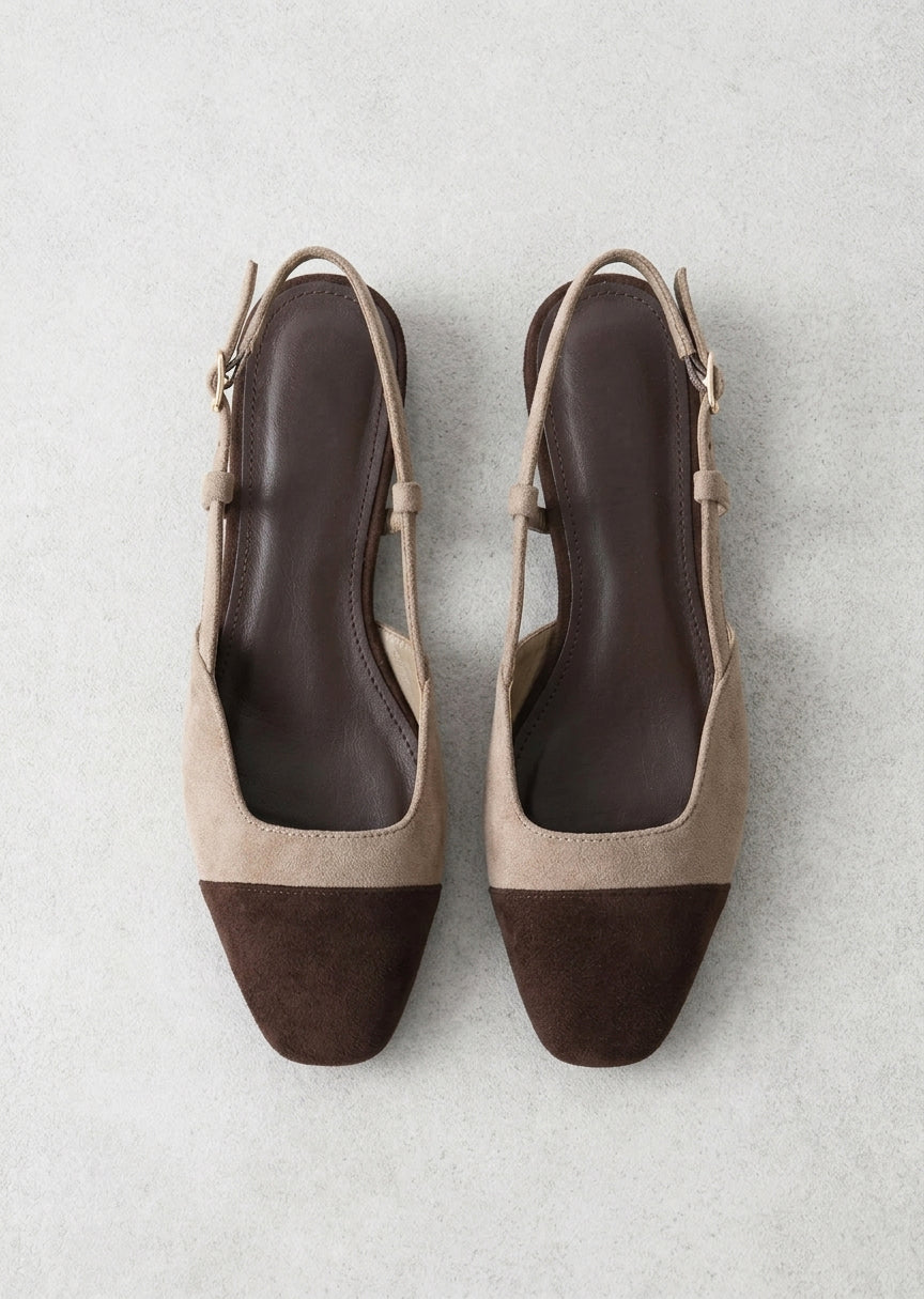Sling back ballerinas