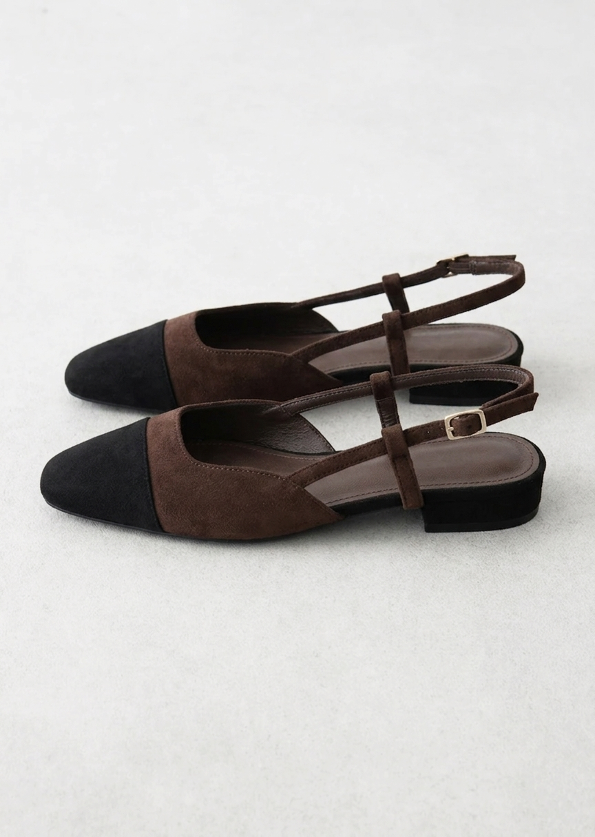 Sling back ballerinas