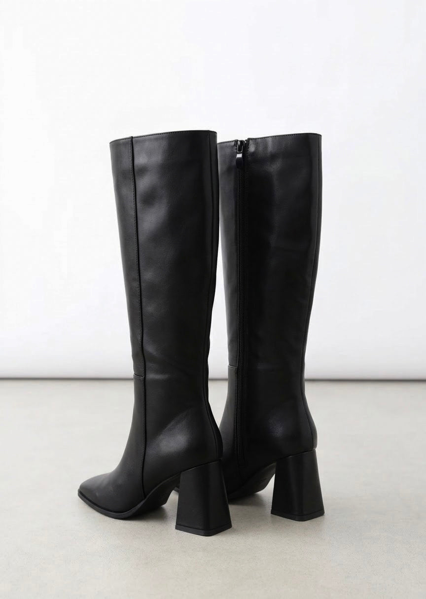 Knee-High Heeled Boots