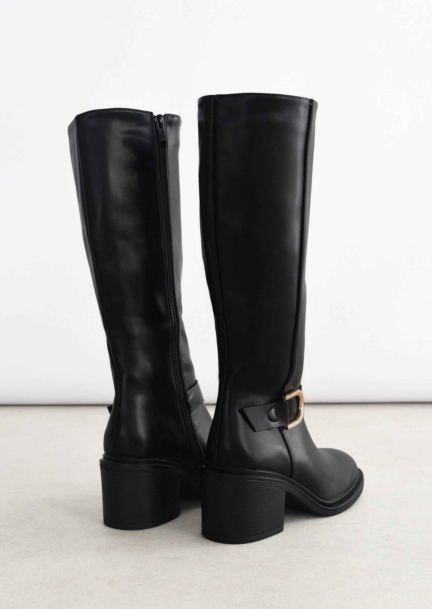 Bottes hautes à boucle