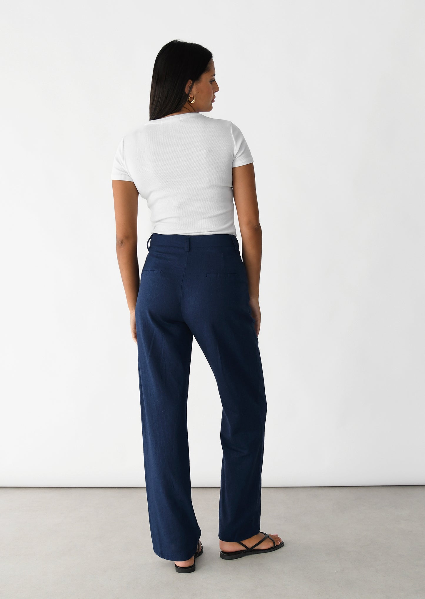 Pantalón traje lino