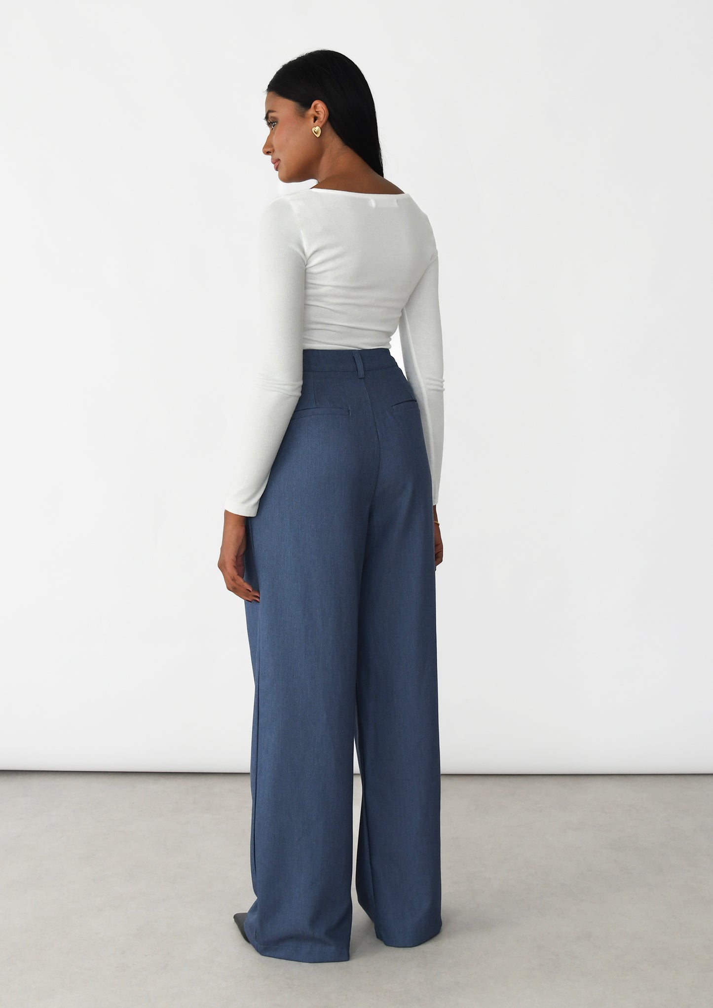 Pantalón pinzas wideleg