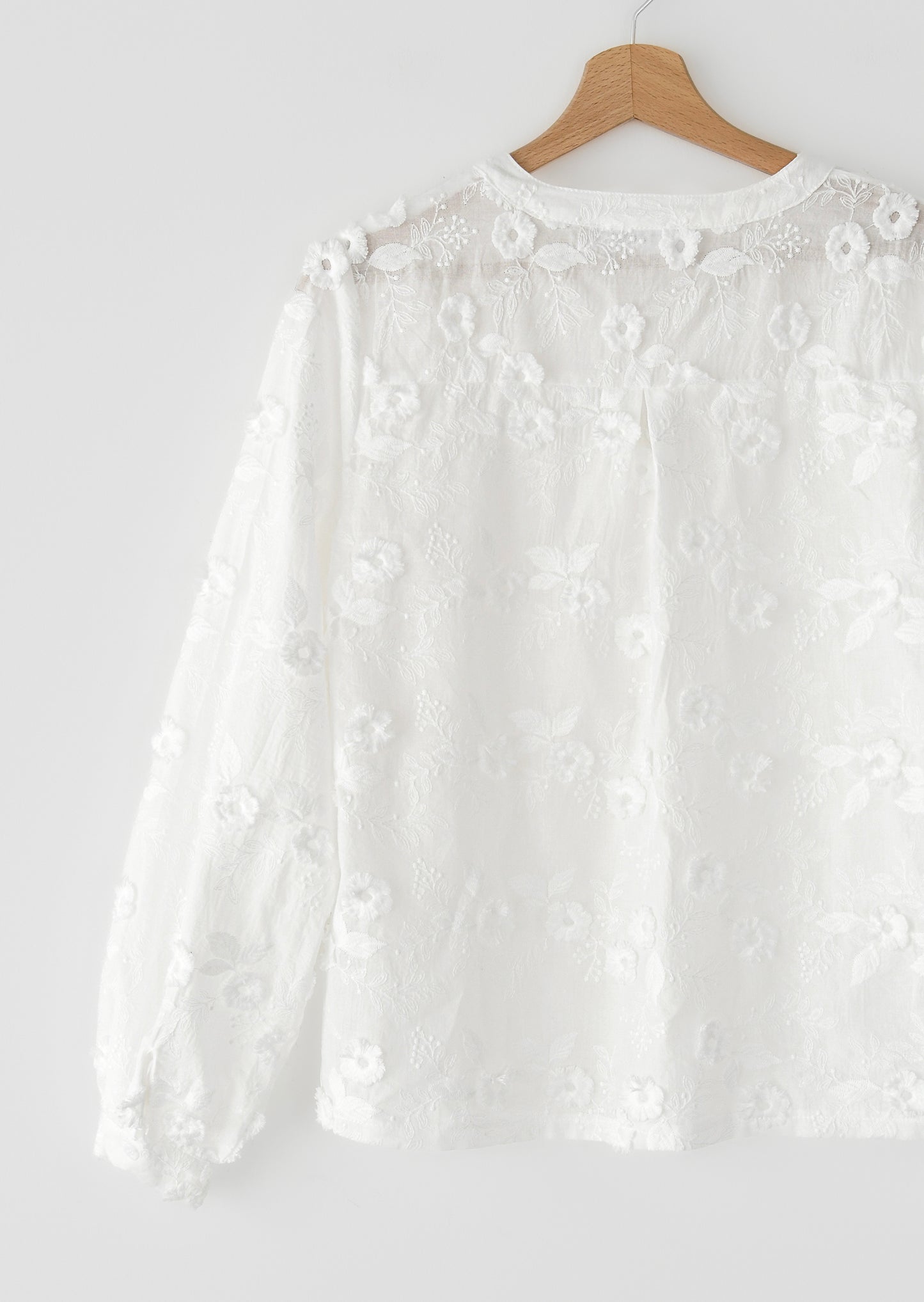 Chemise broderie fleurs