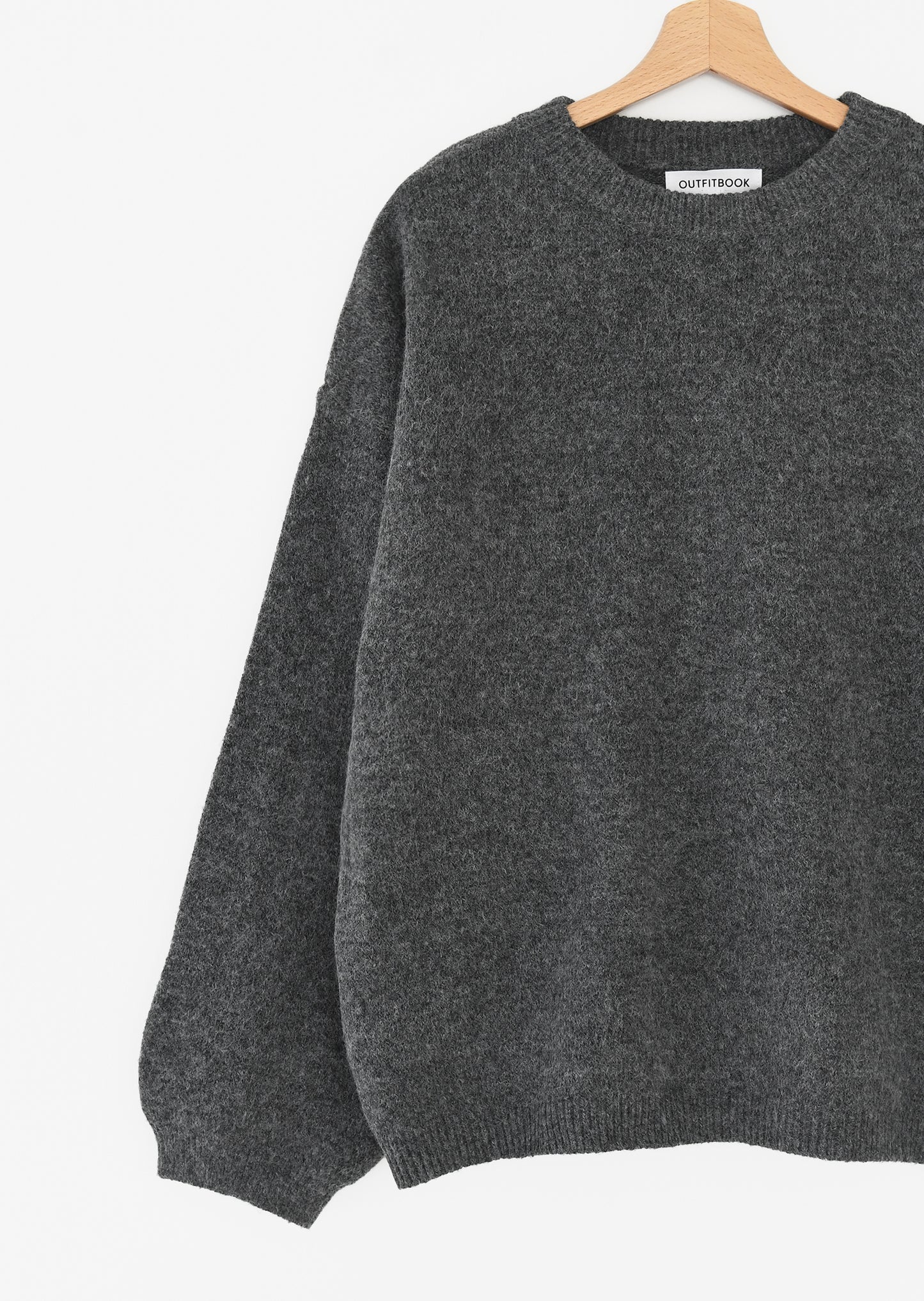 Jersey oversize cuello redondo