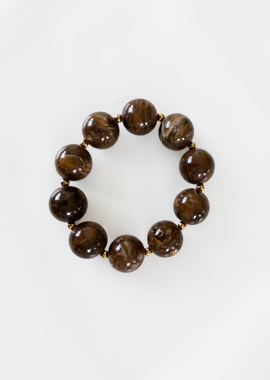 Resin Beaded Bracelet