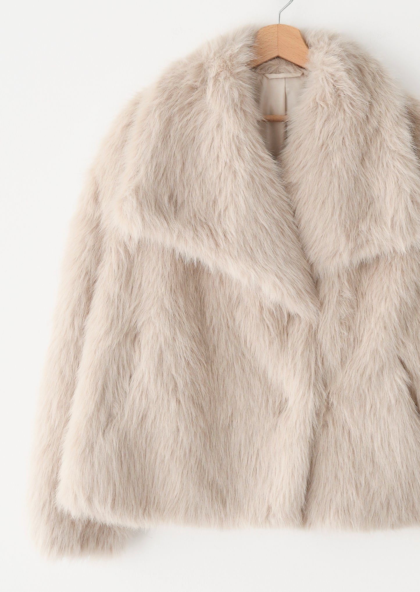 Abrigo de piel sintética