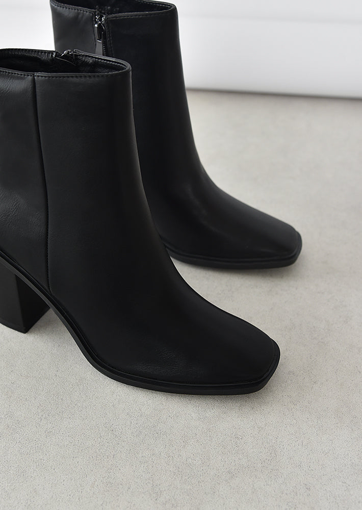 Heeled ankle boots