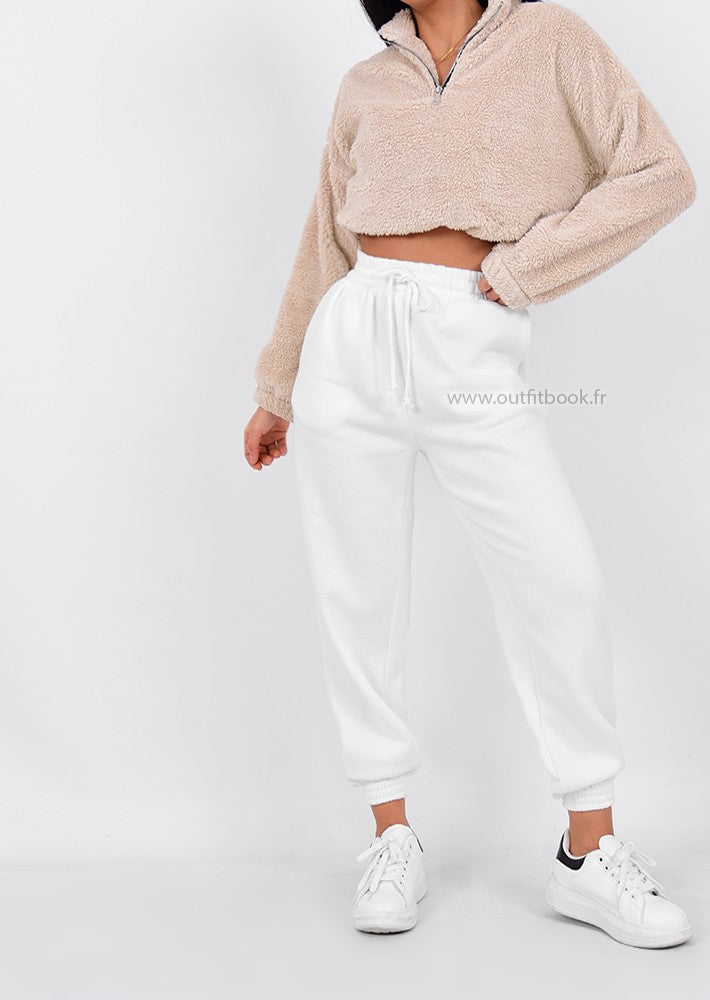 White jogger