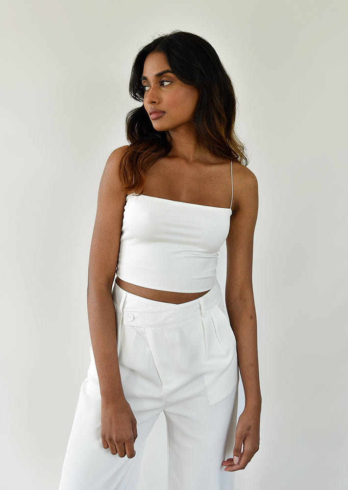 Pantalon large asymétrique