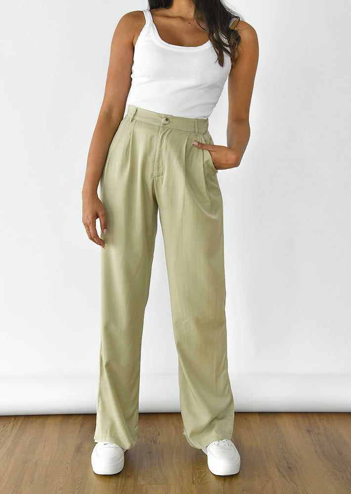 Pantalon large fluide