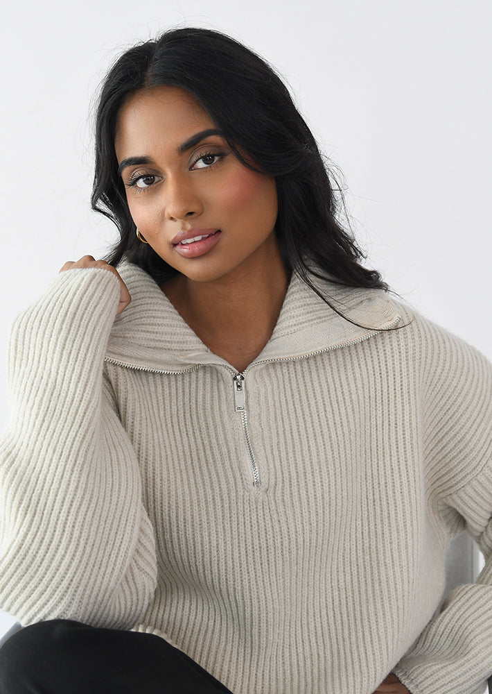 Jersey punto cremallera