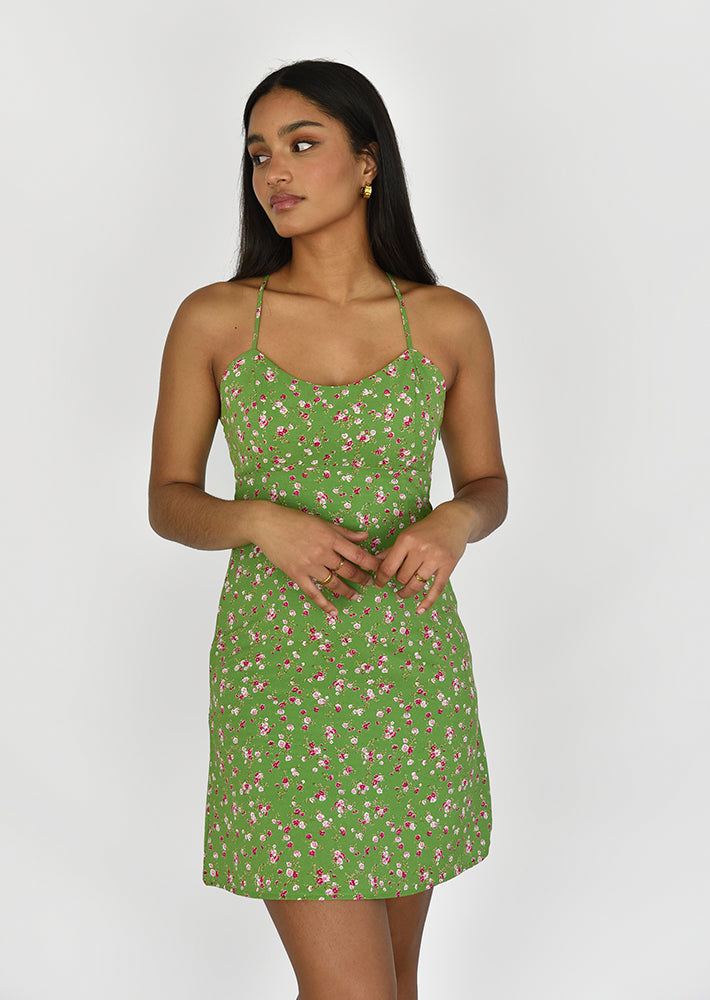 Robe courte imprimée