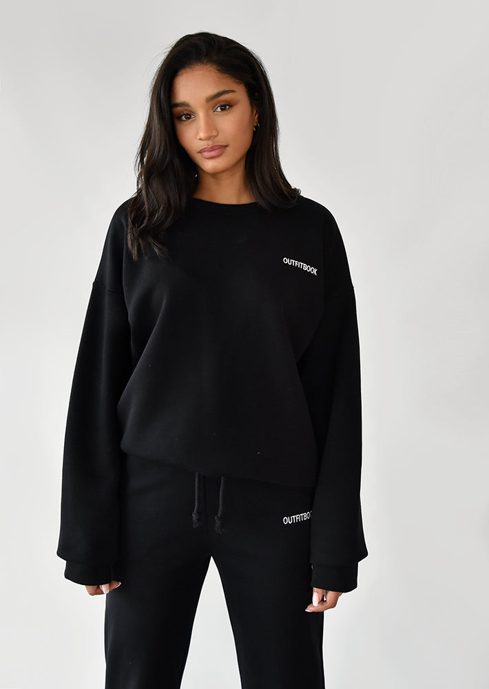 Sweat oversize noir