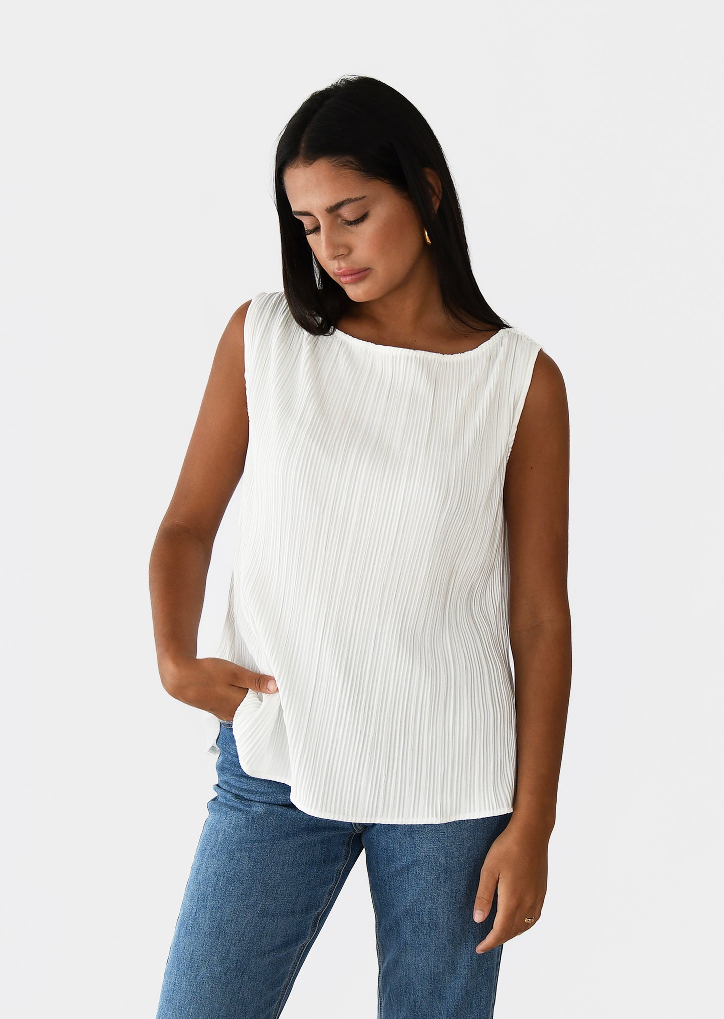 Pleated top