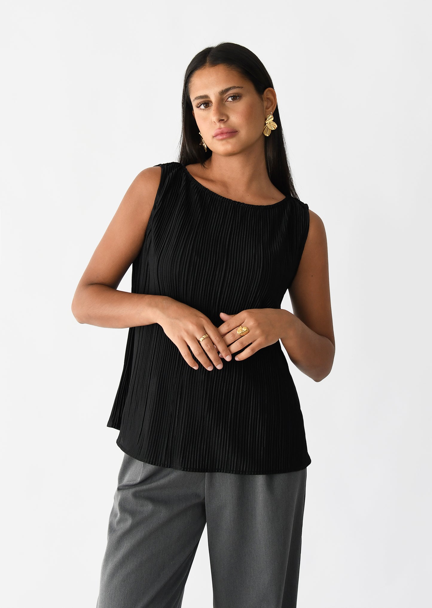 Pleated top