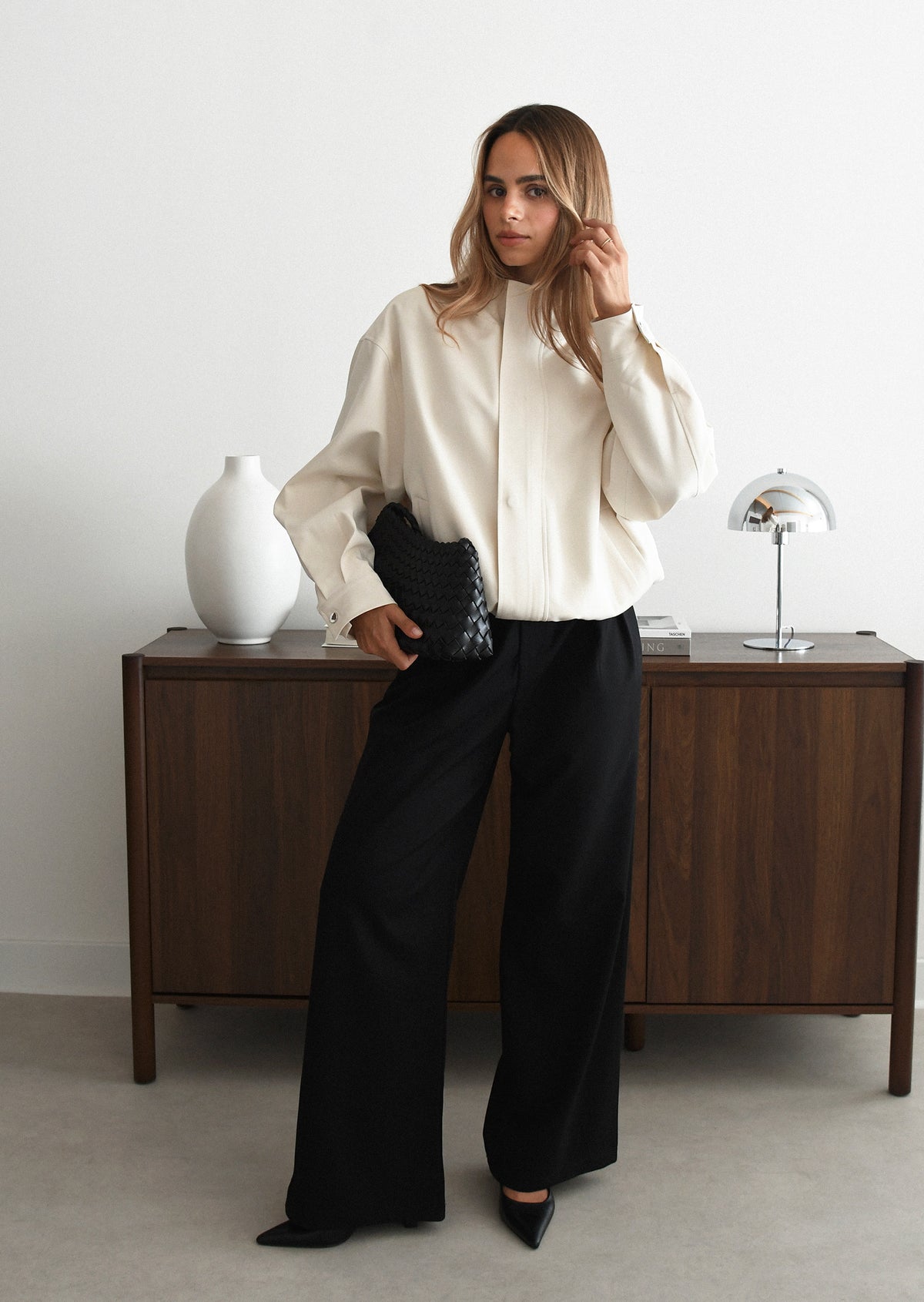 Chaqueta con cuello alto
