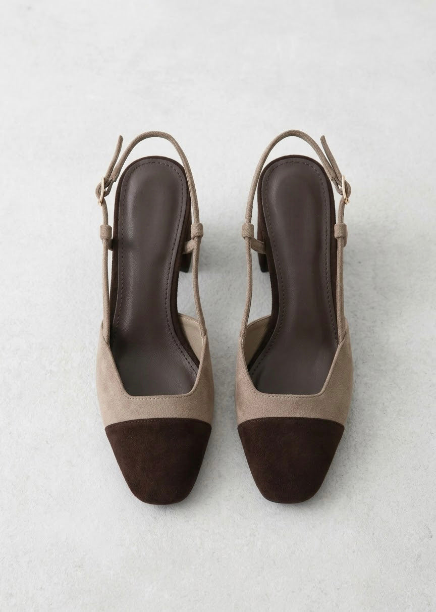 Slingback de tacón
