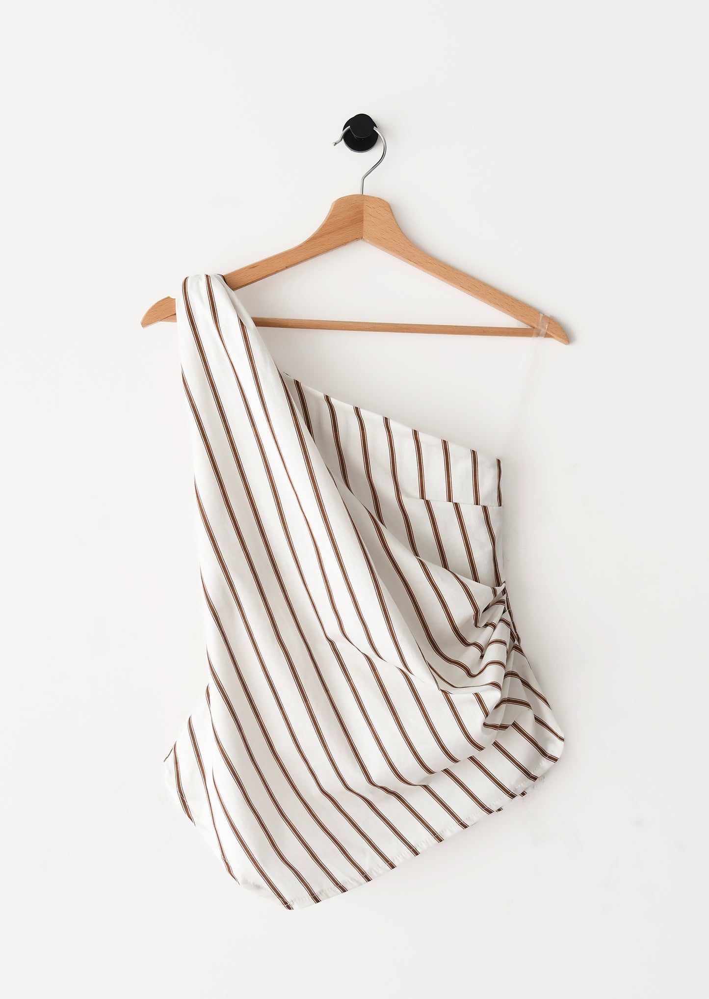 Striped asymmetrical top