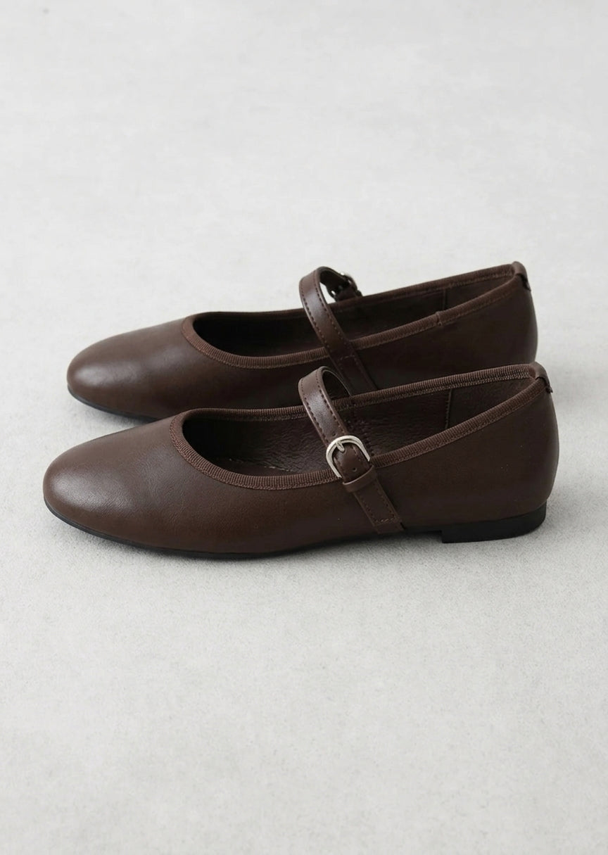 Strap detail ballerinas