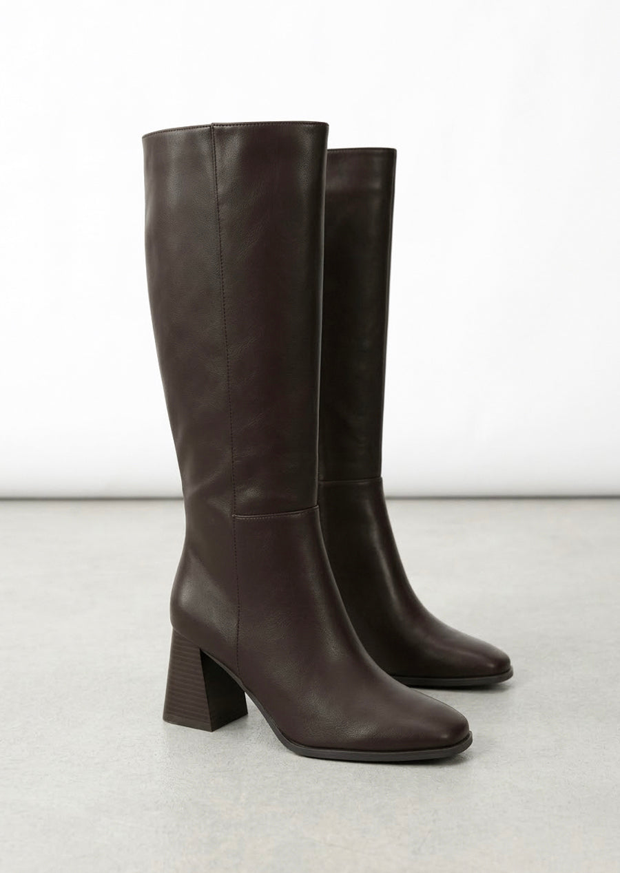 Knee-High Heeled Boots
