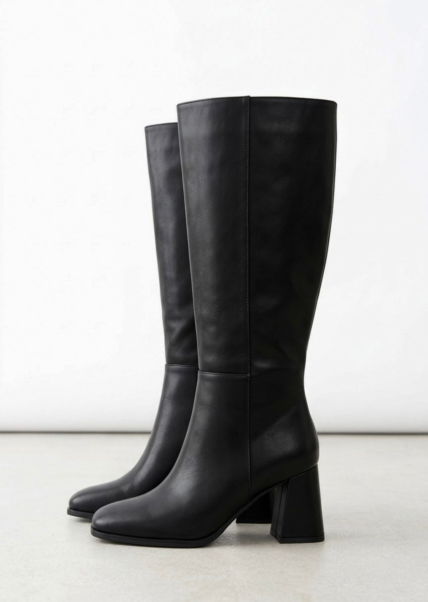 Knee-High Heeled Boots