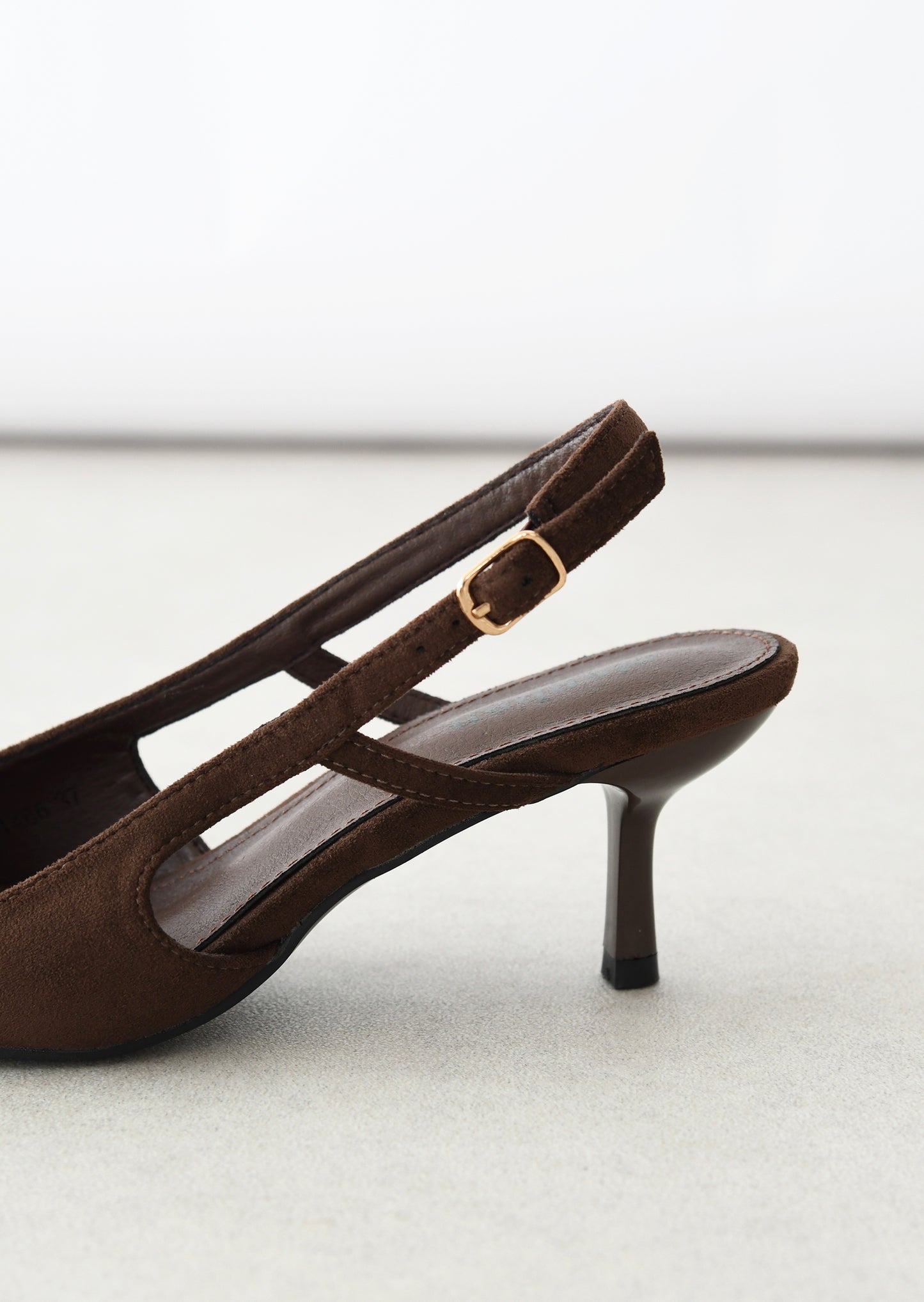 Escarpins suédine slingback