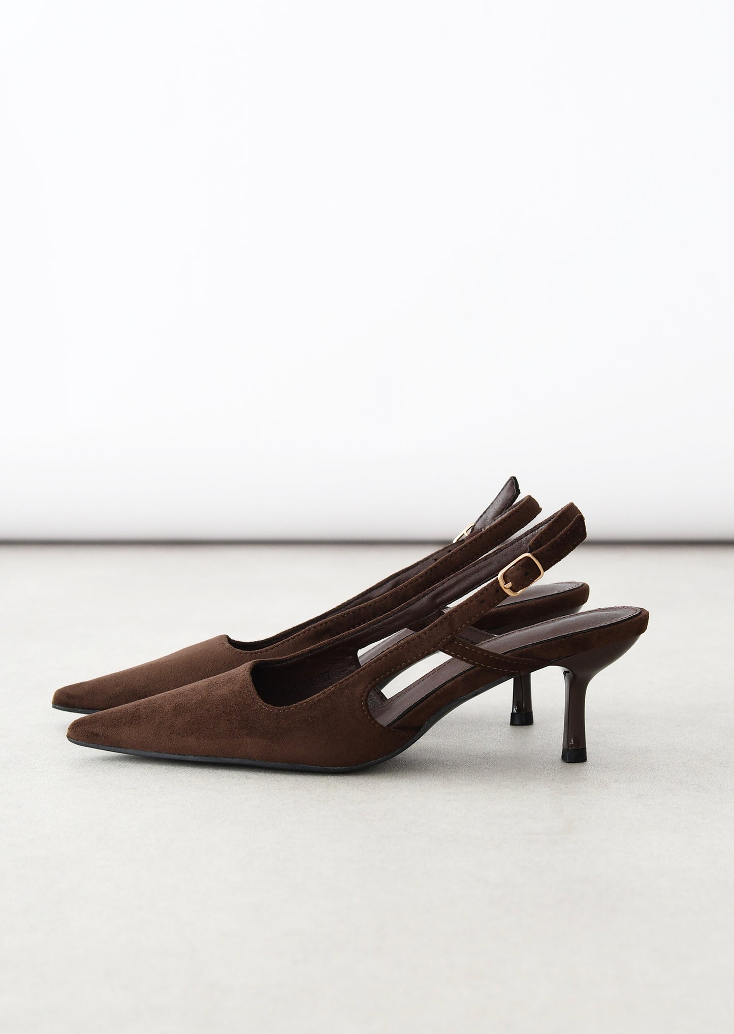 Escarpins suédine slingback