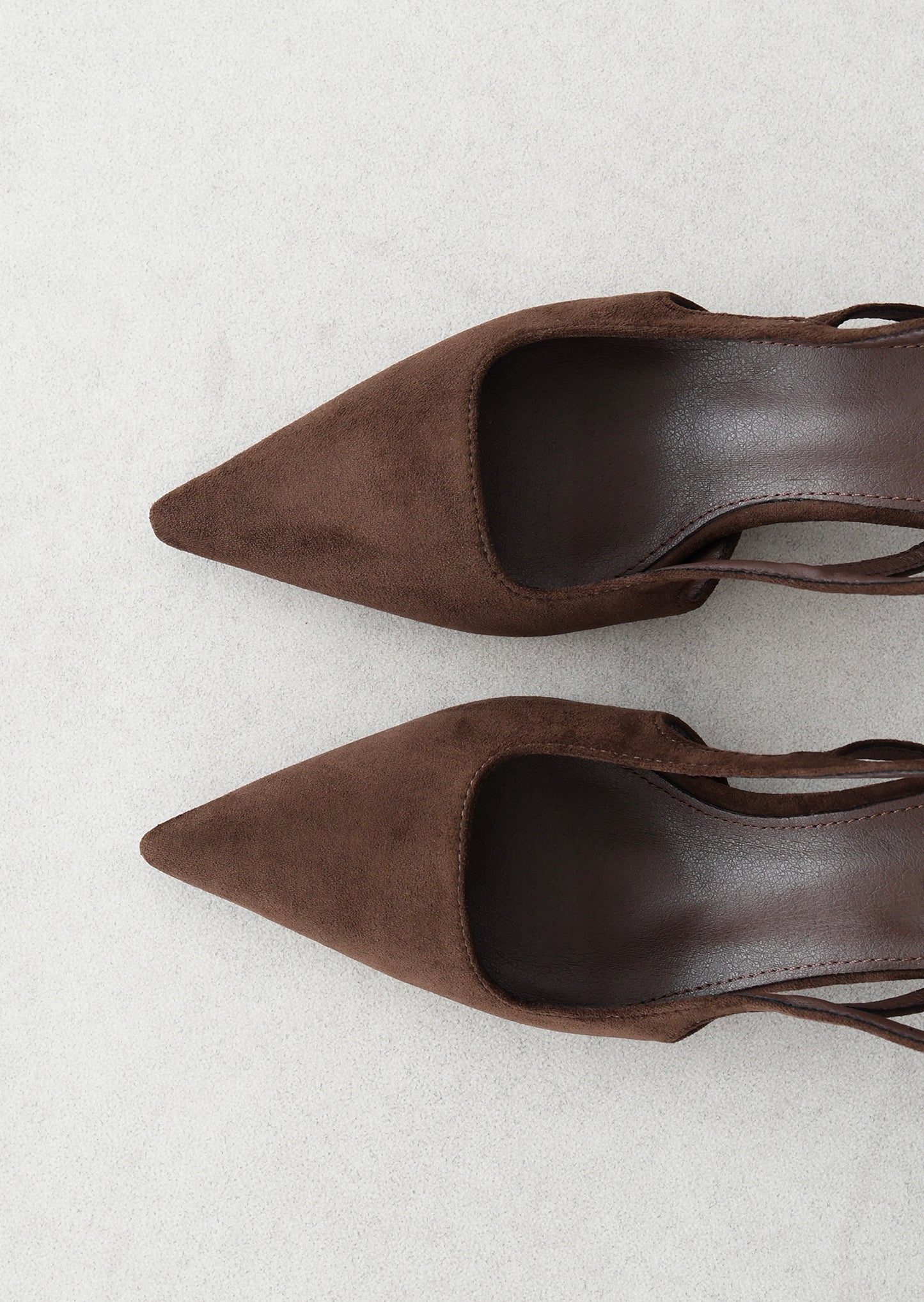 Escarpins suédine slingback