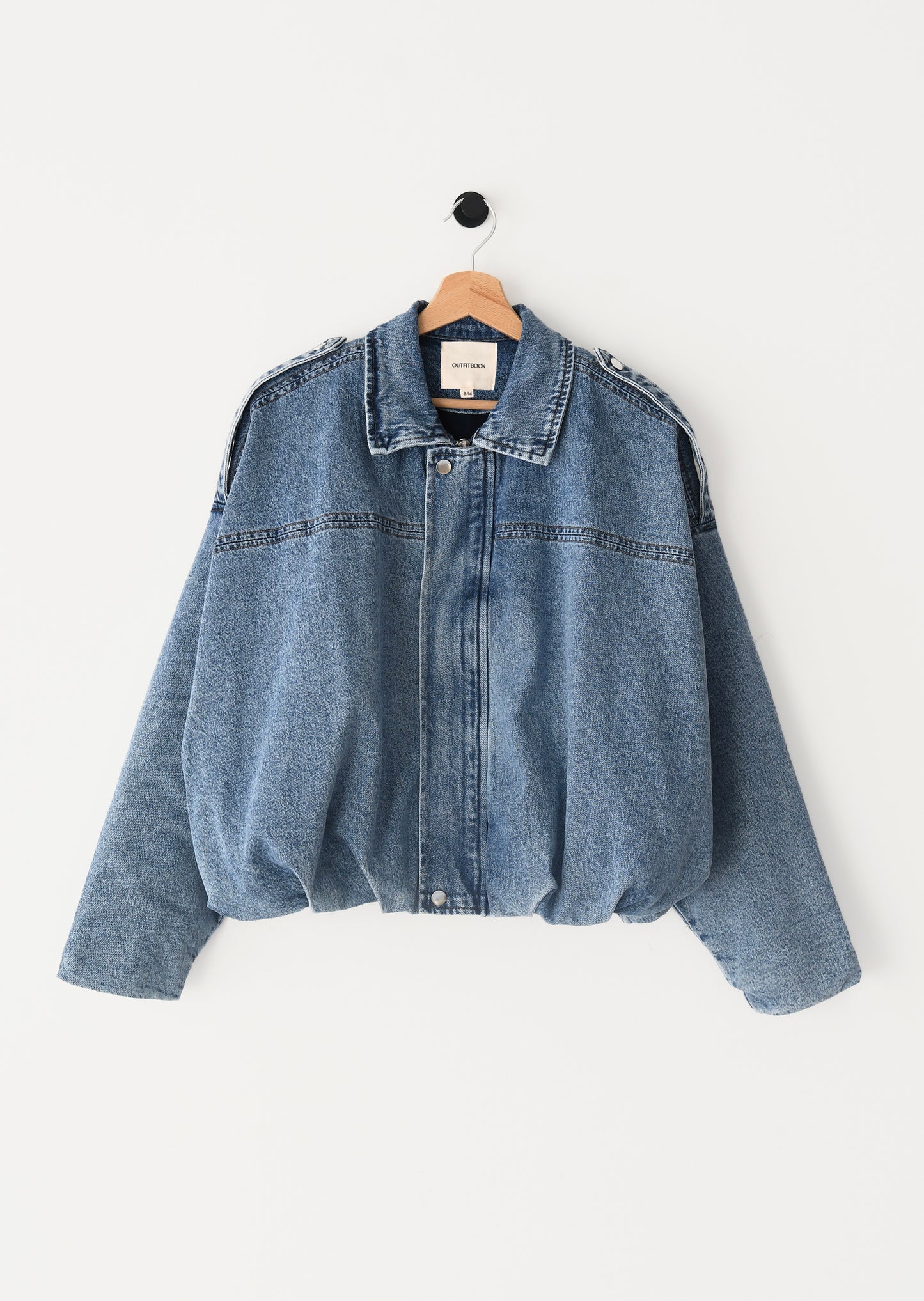 denim bomber jacket