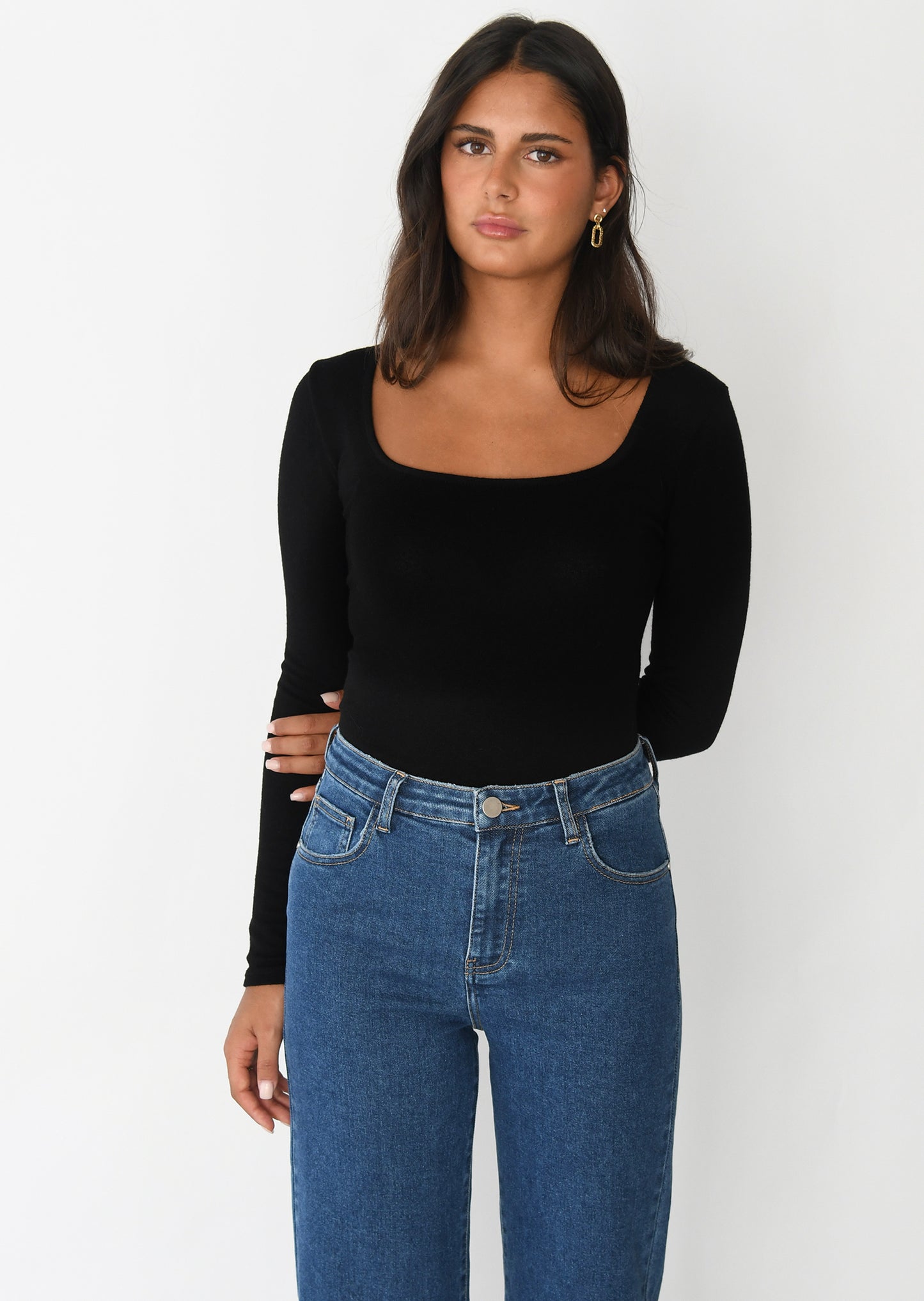 Mid-rise jeans 