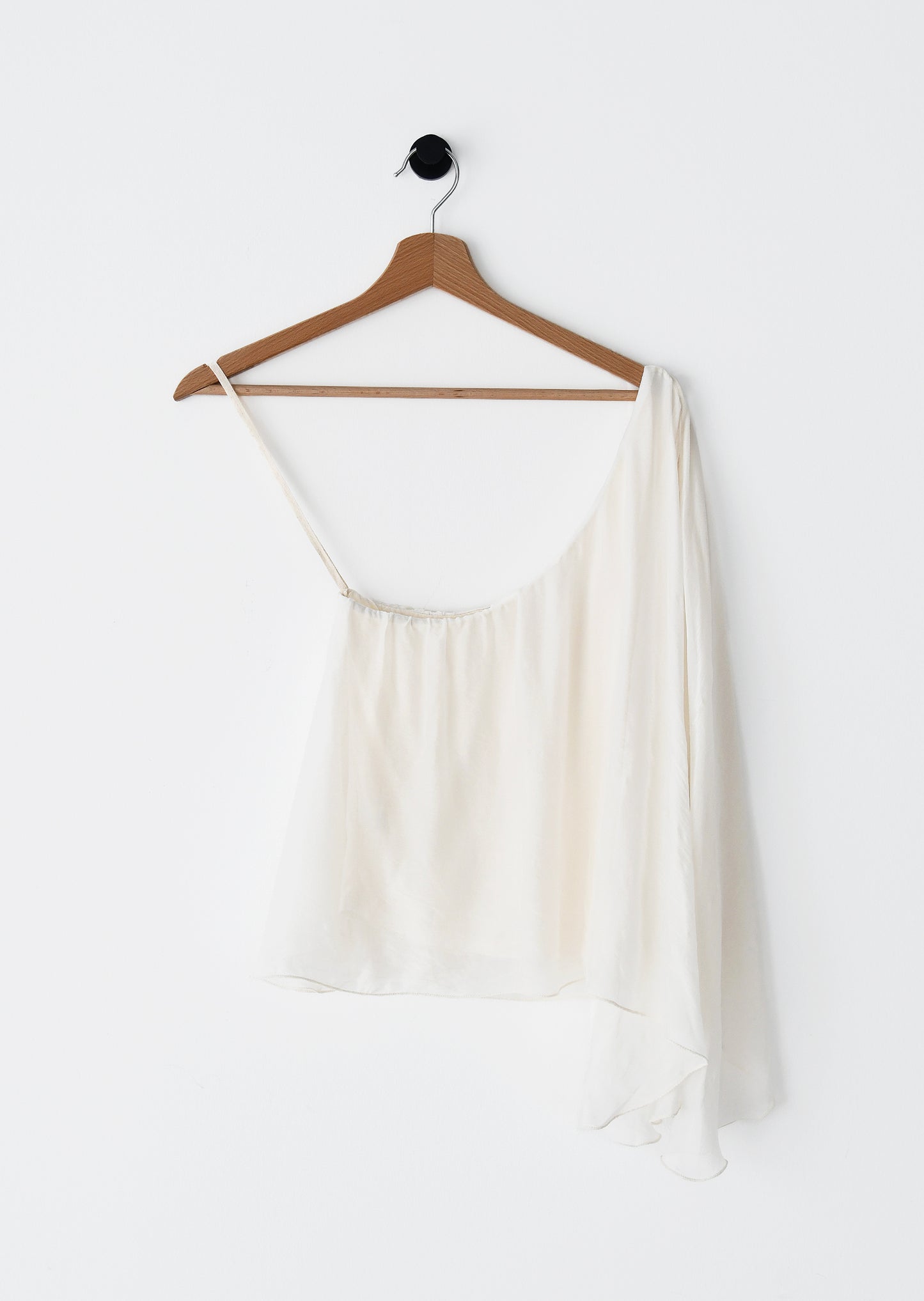 Silk asymmetrical top