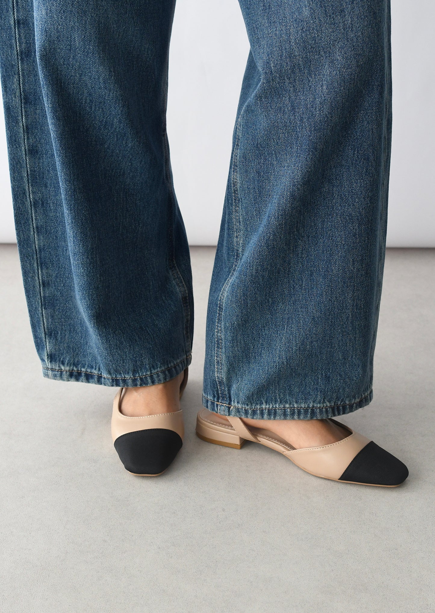 Sling back ballerinas