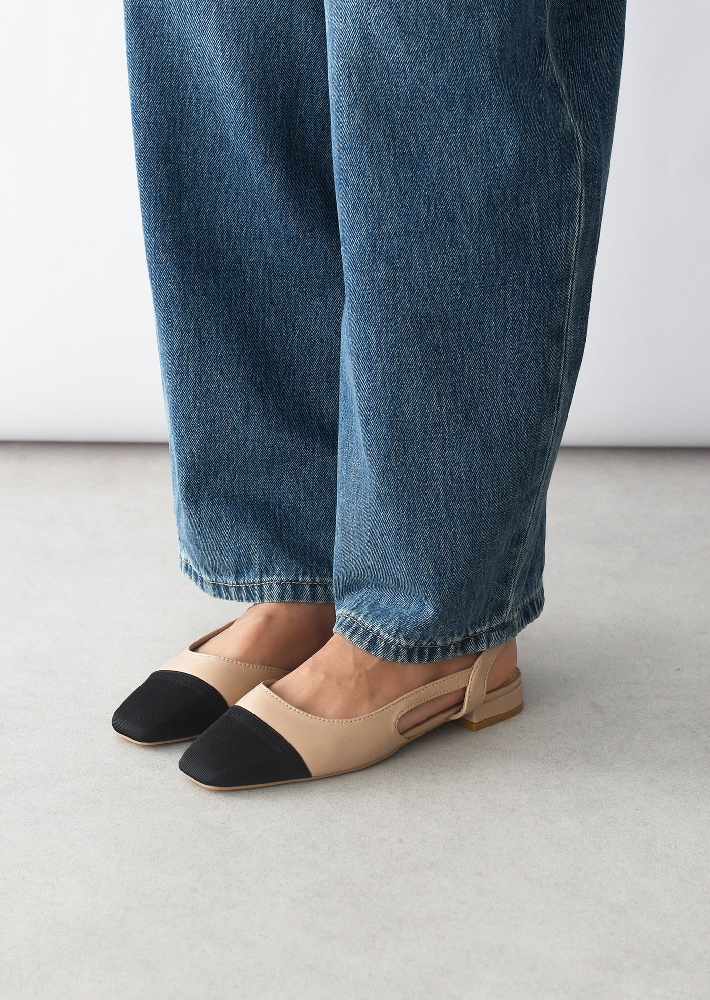 Sling back ballerinas