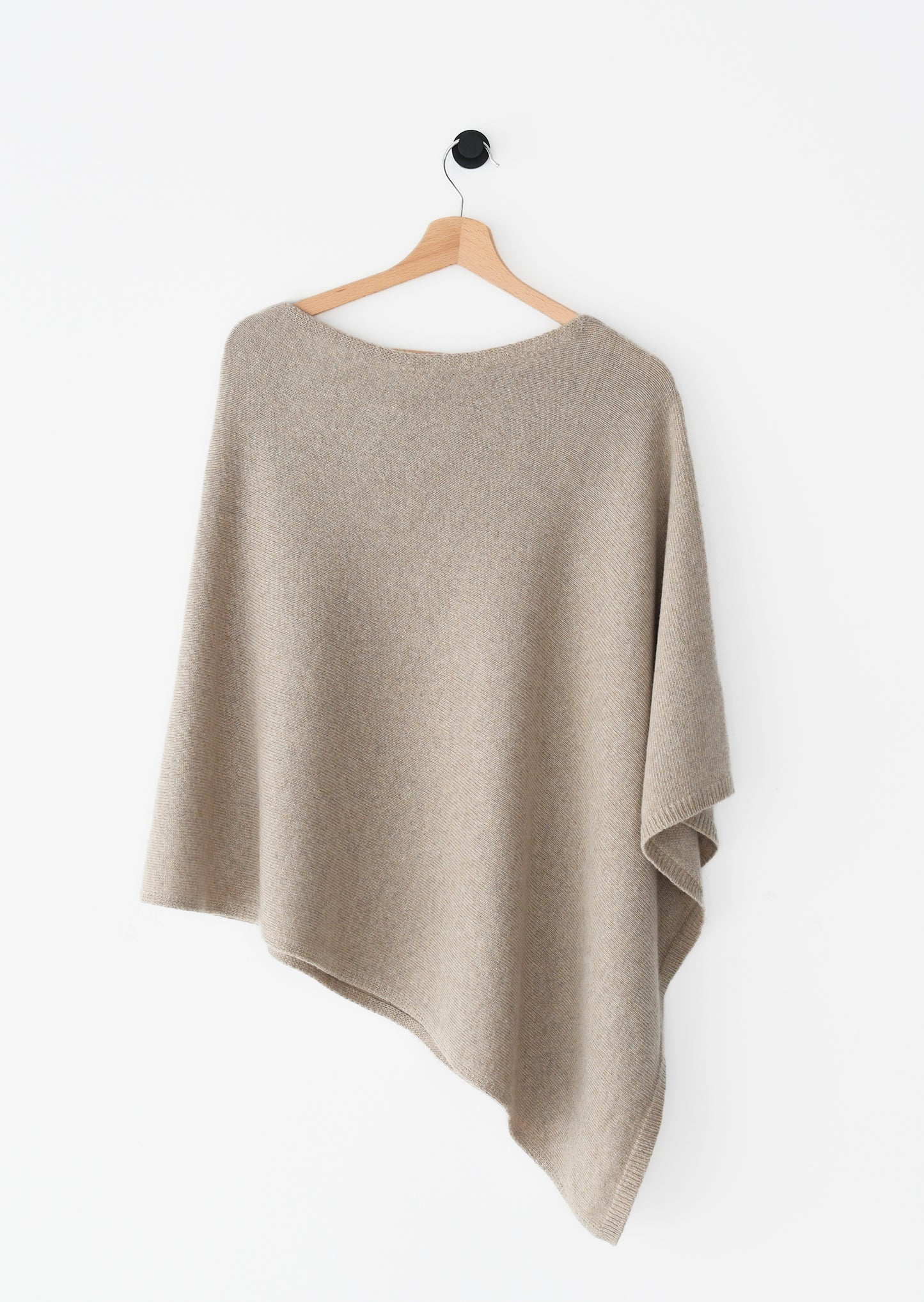 Wool-cashmere blend cape