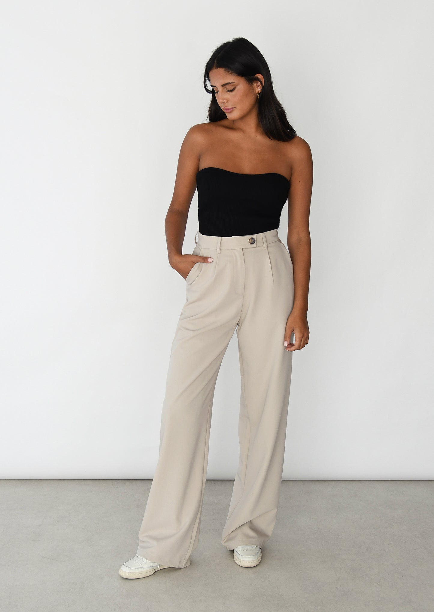 Pantalon wide leg