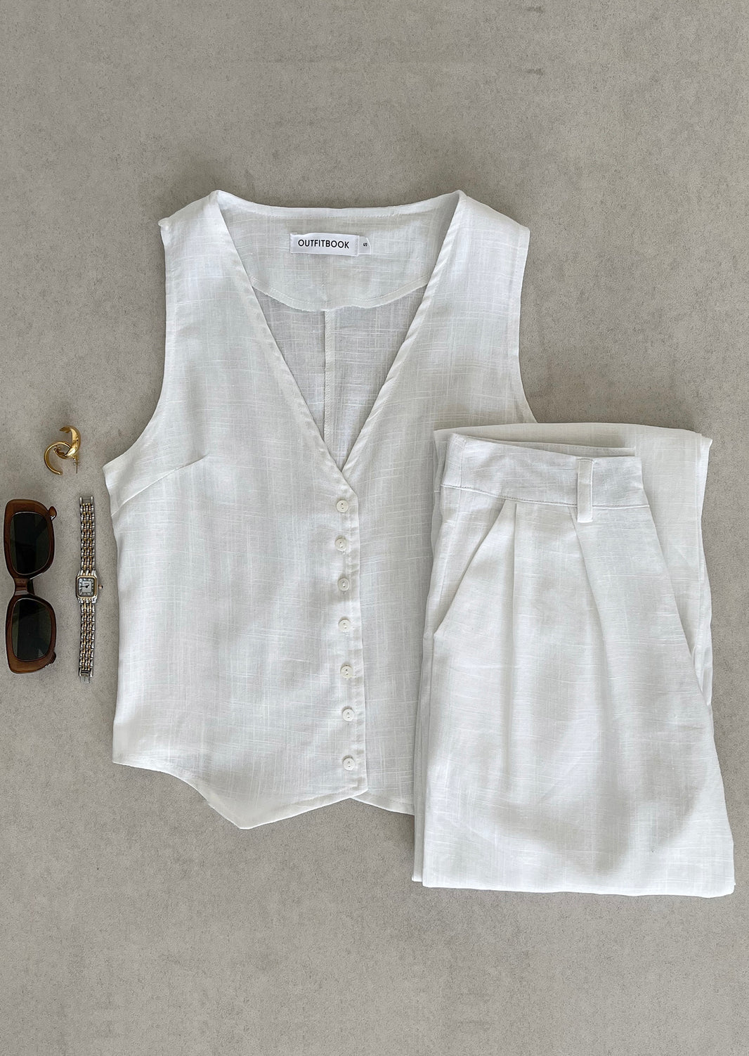 Linen vest