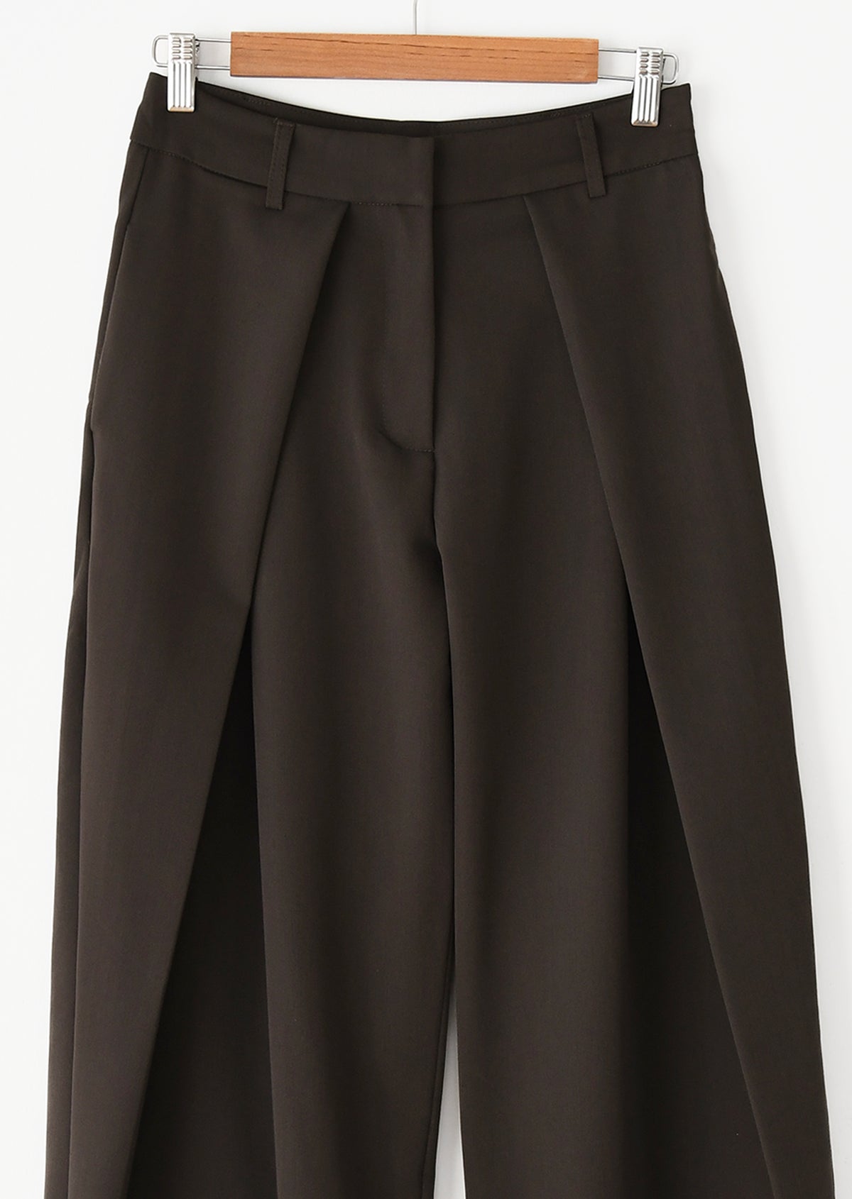 Pantalon large plissé