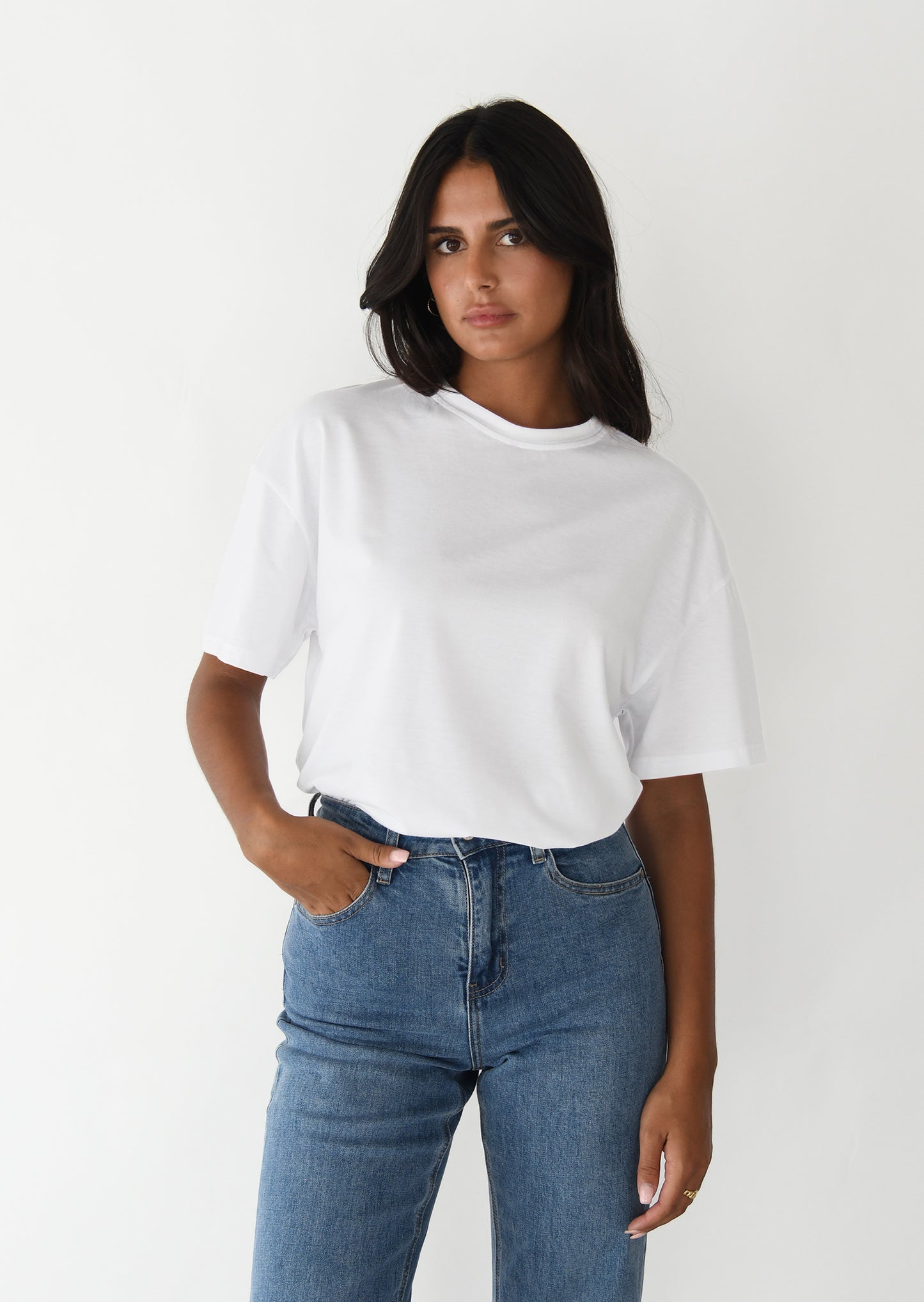 T-shirt oversize col rond