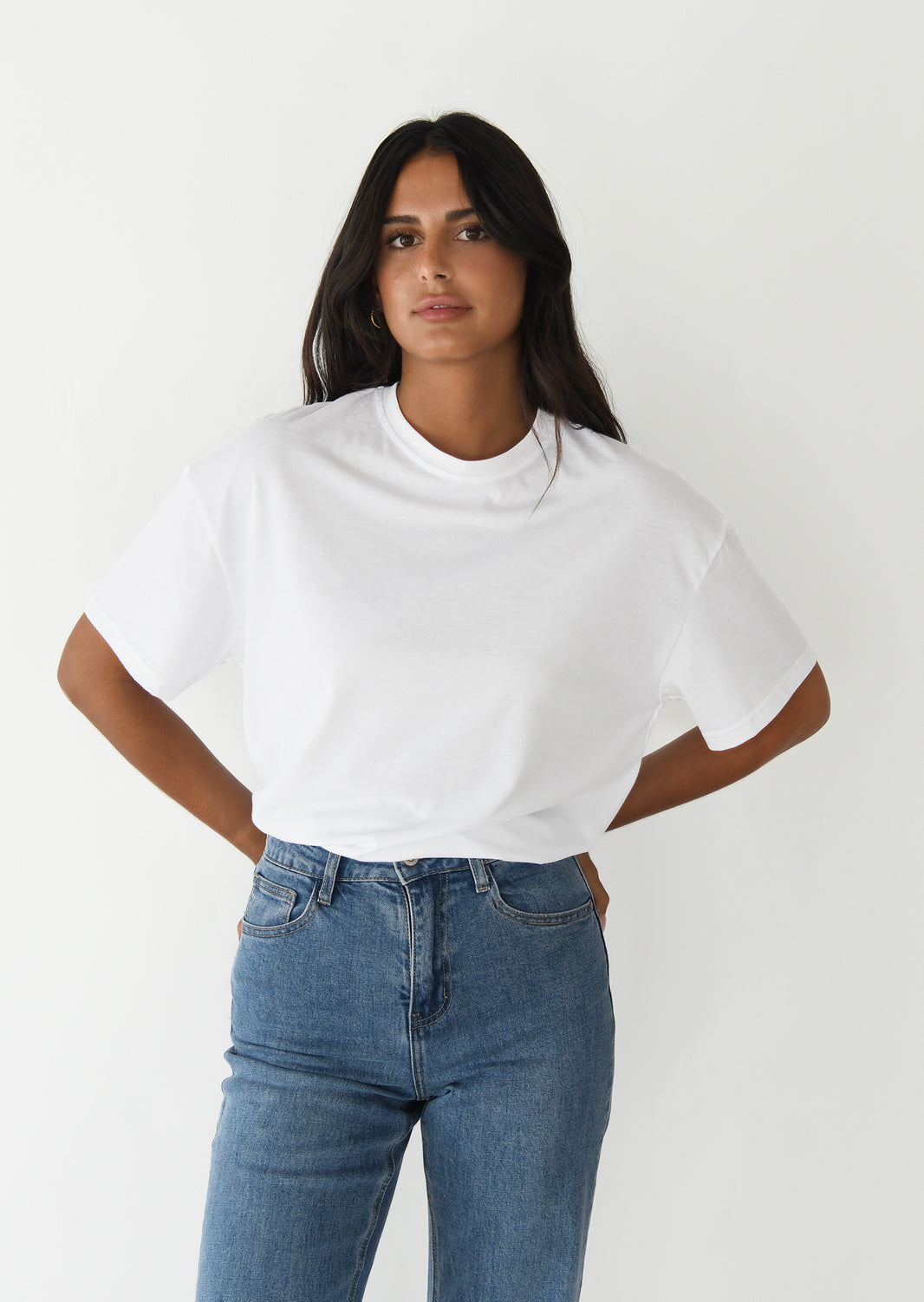 T-shirt oversize col rond