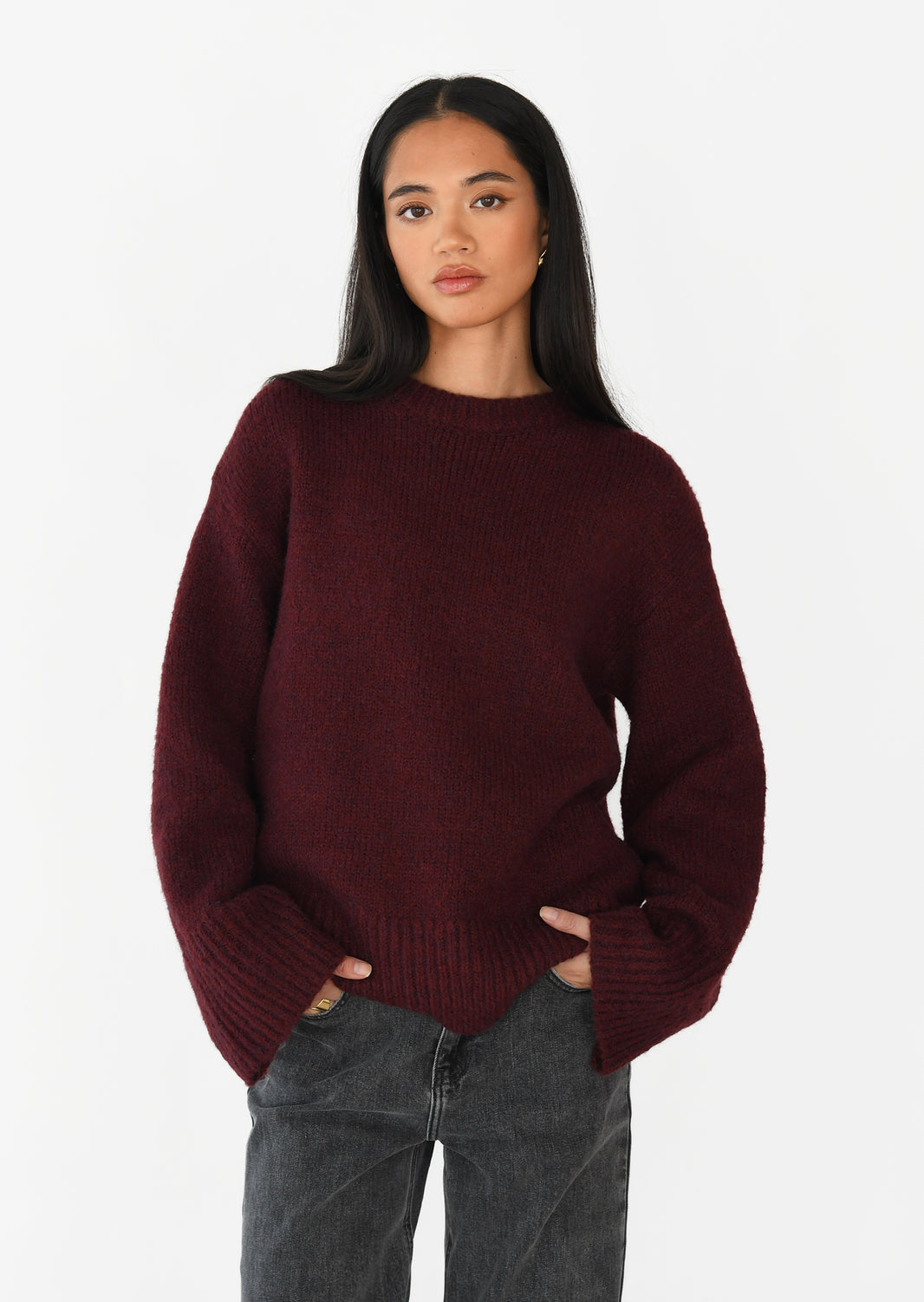 Oversize knit jumper