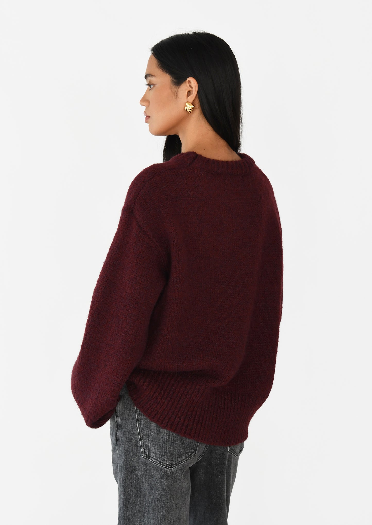 Oversize knit jumper