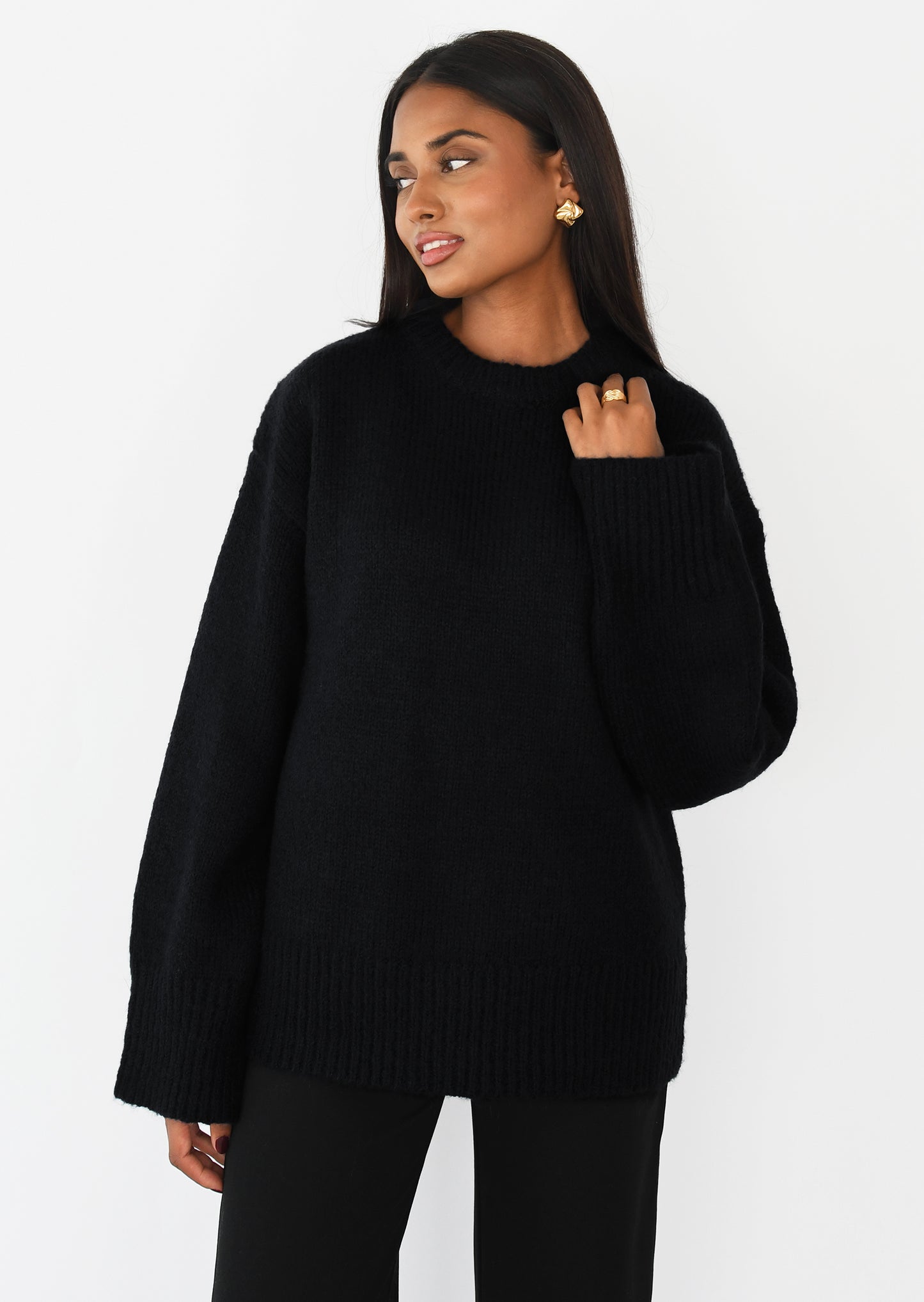 Oversize knit jumper