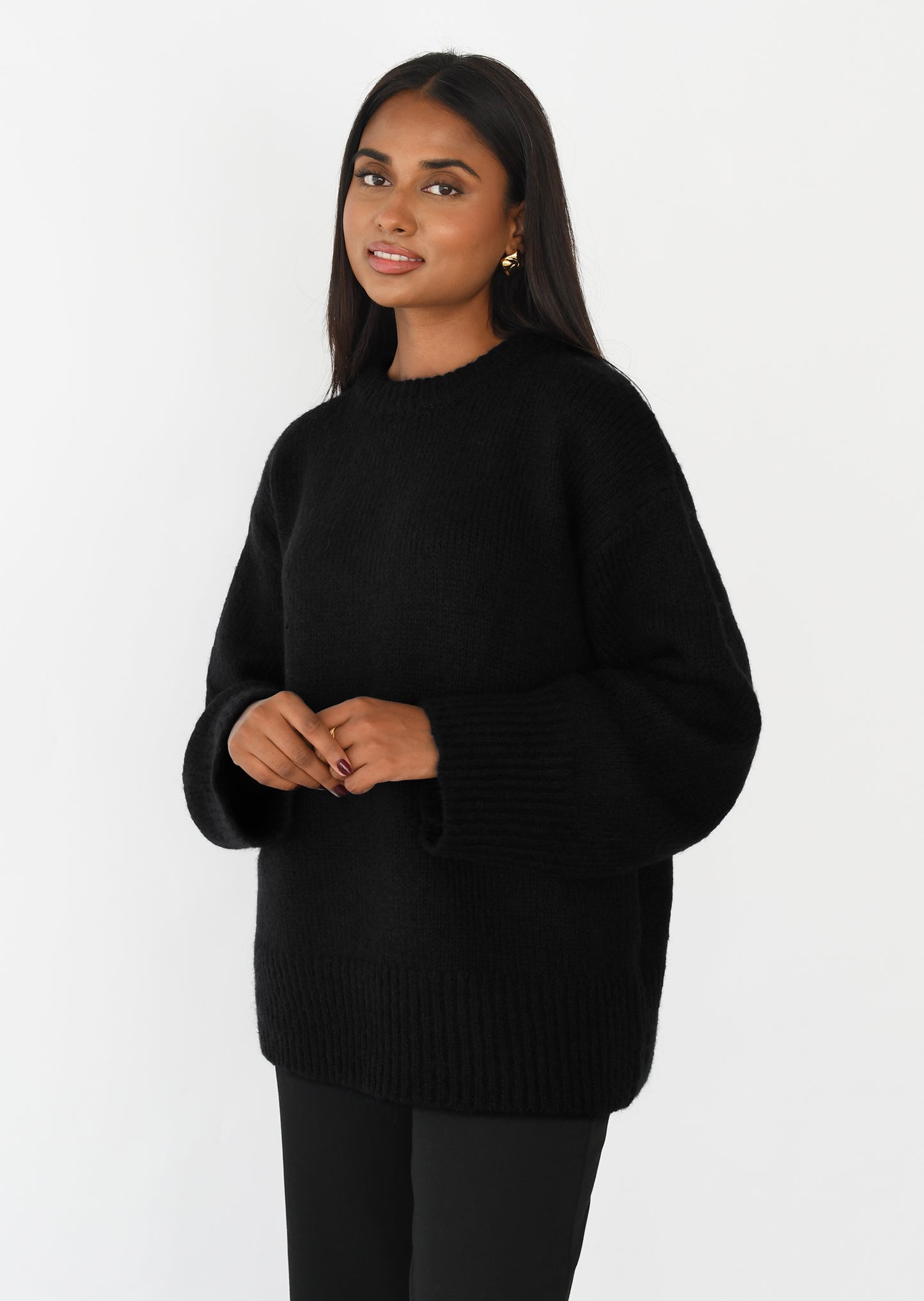 Oversize knit jumper