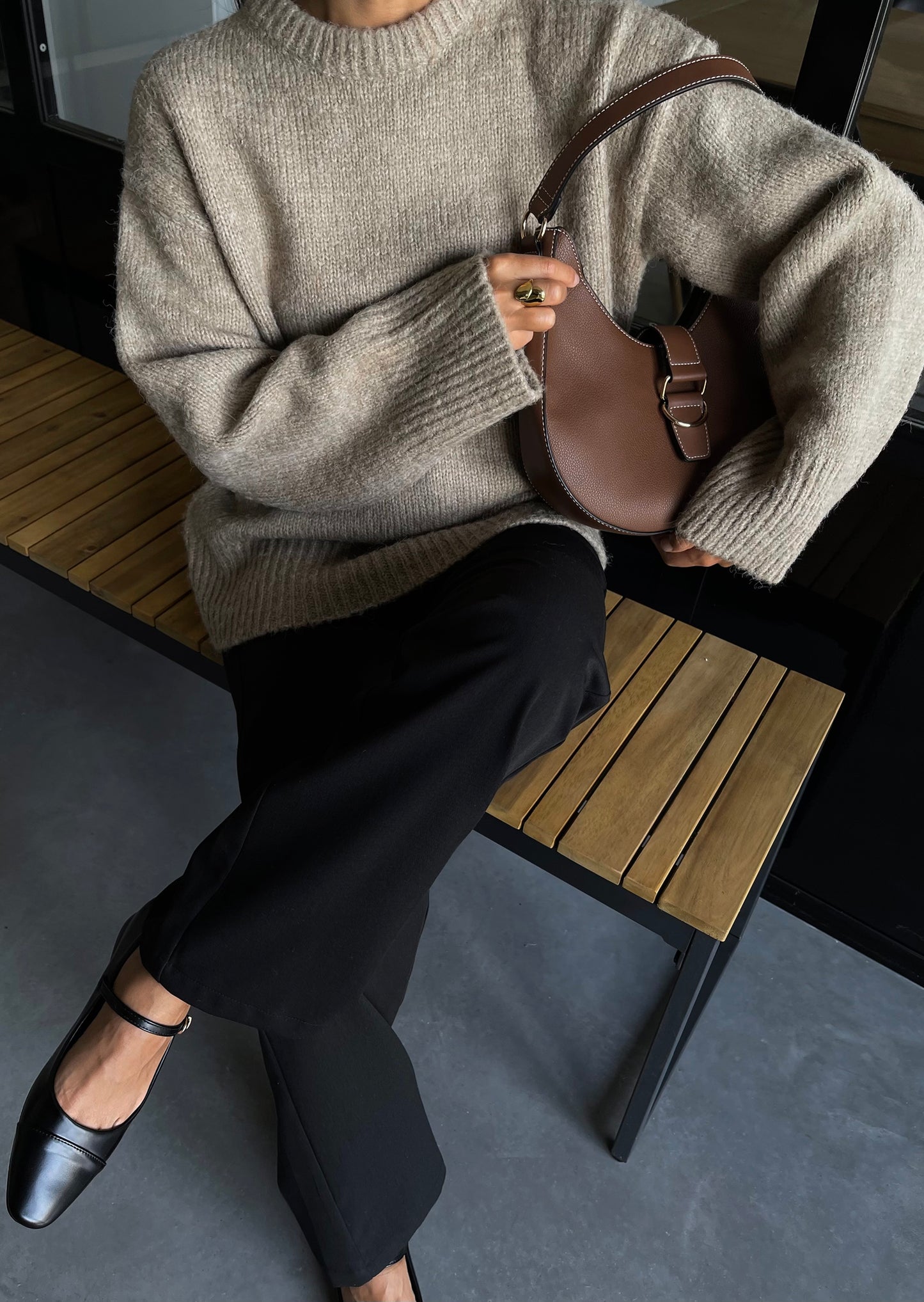 Jersey punto oversize