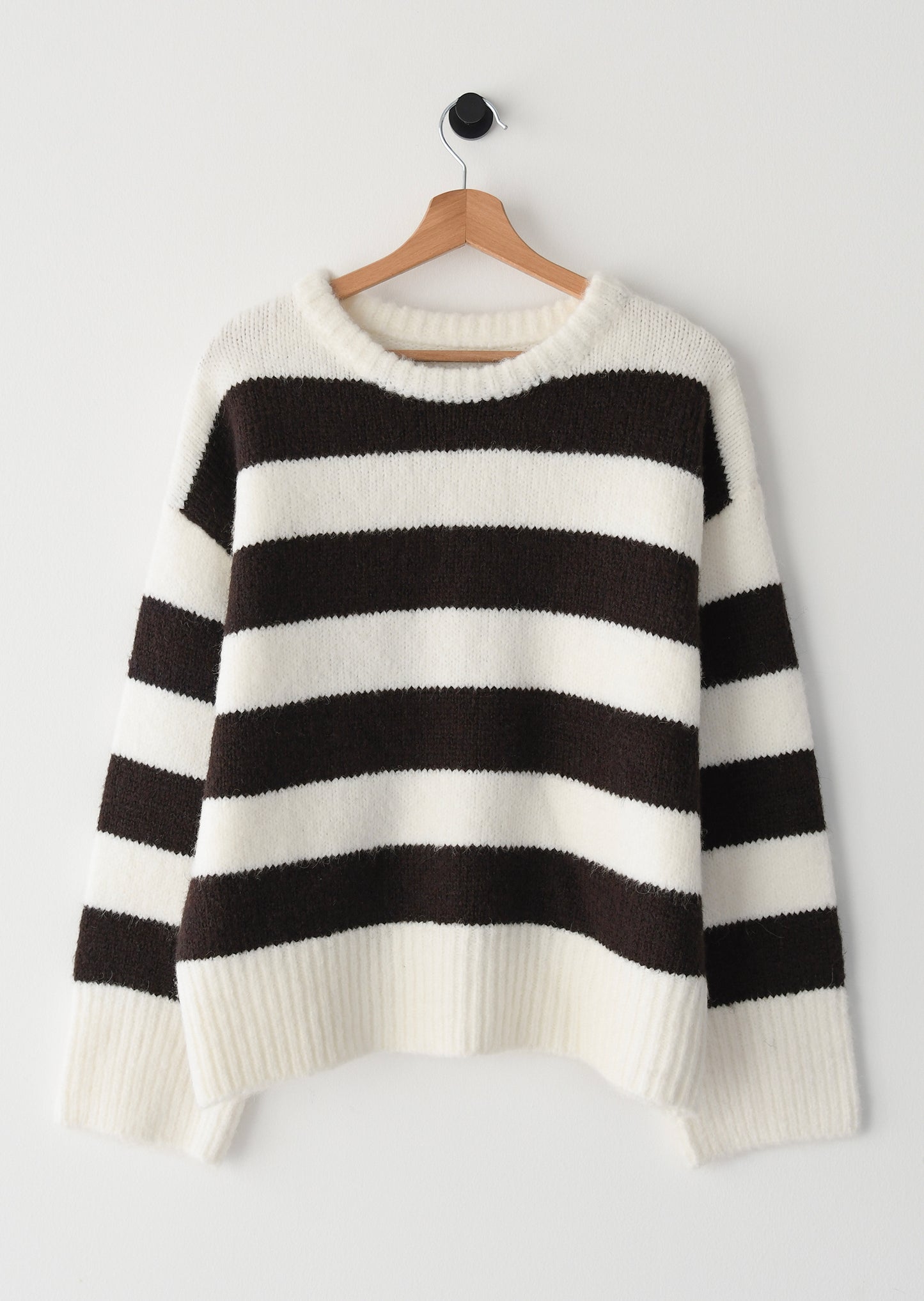 Striped knit sweater