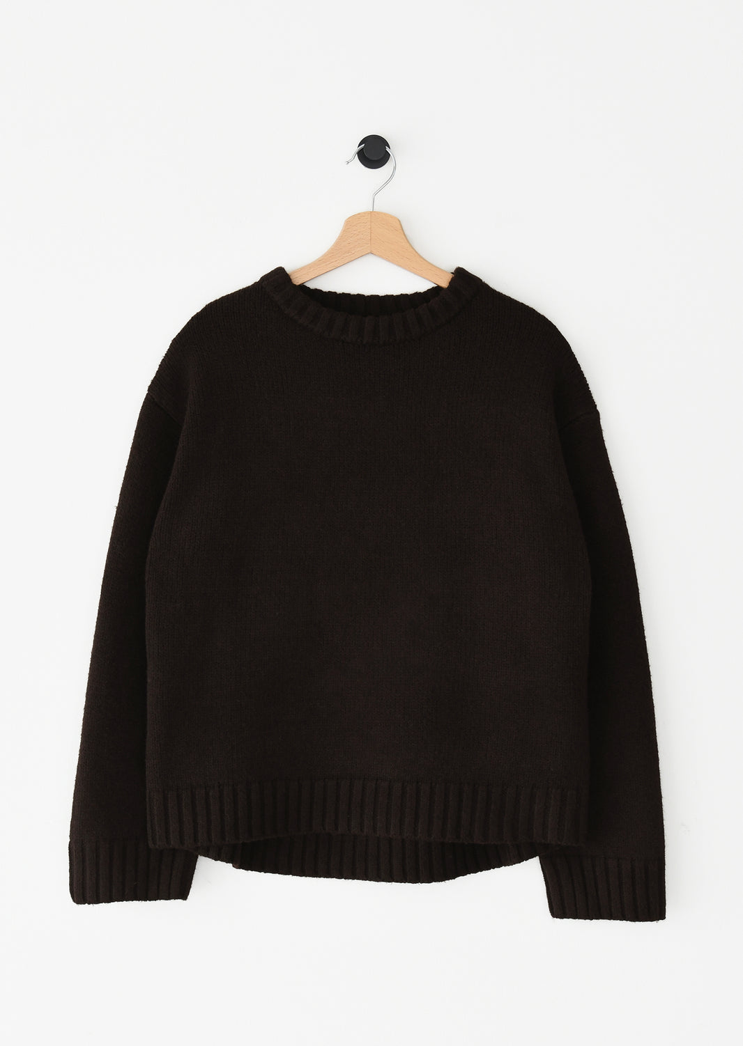 Pull en maille col rond