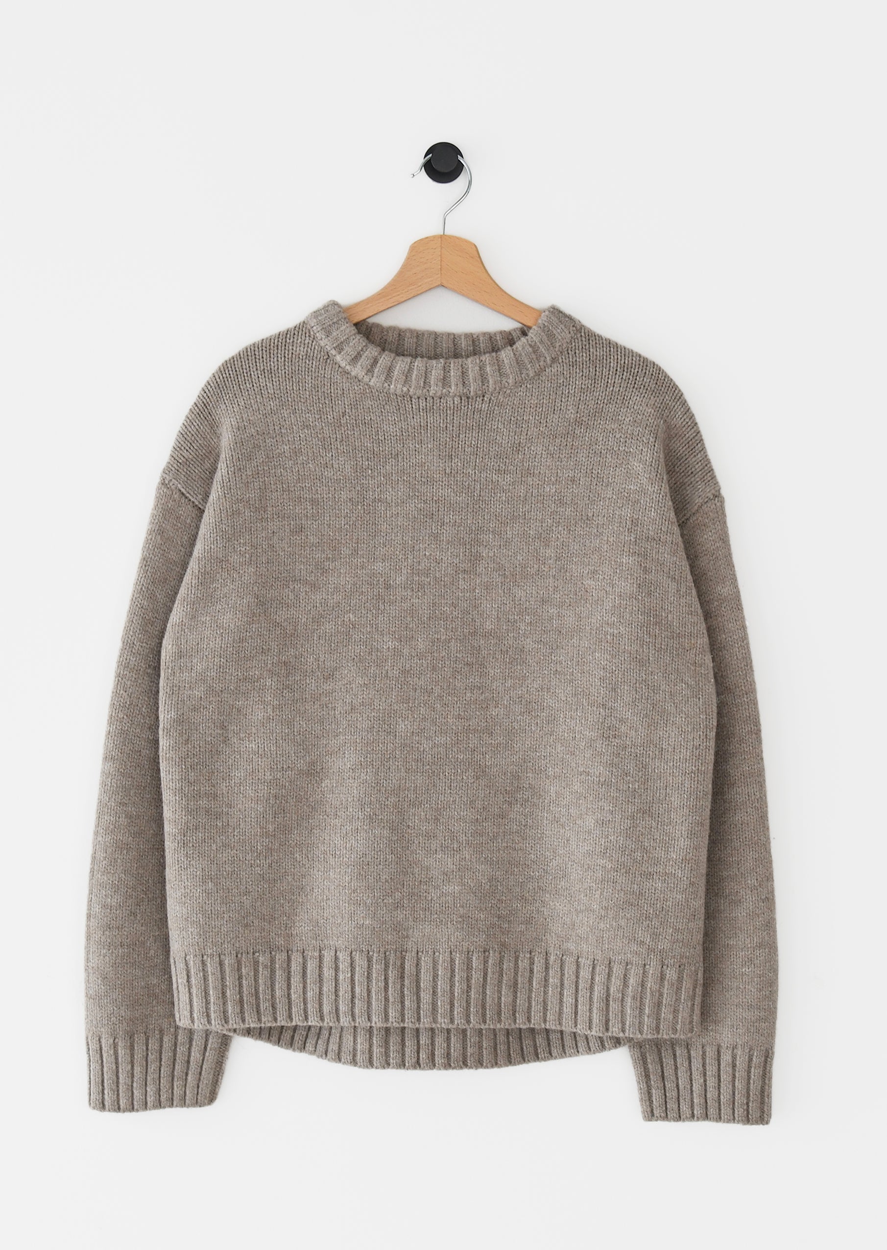 Pull en maille col rond