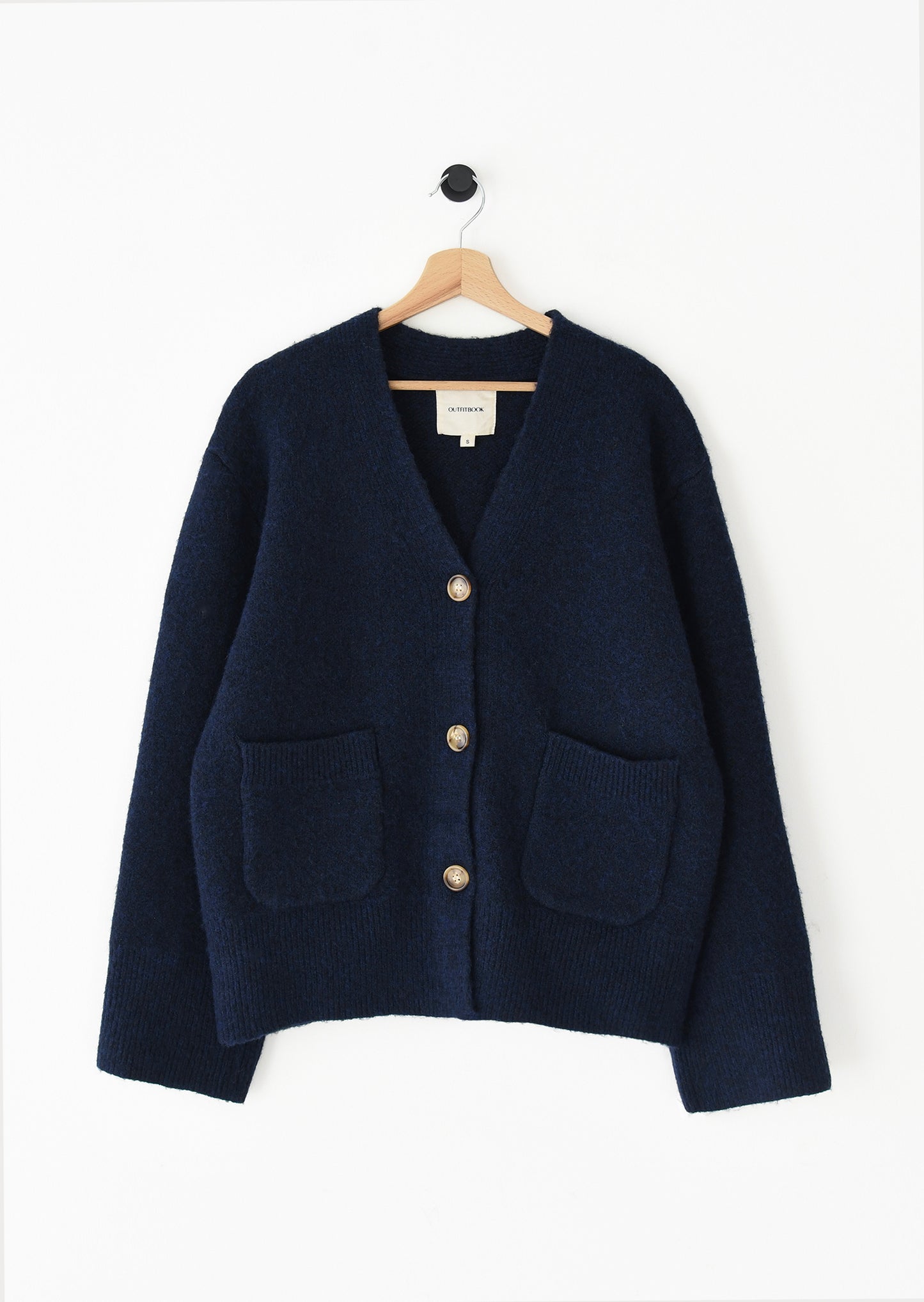 Cárdigan punto bolsillos